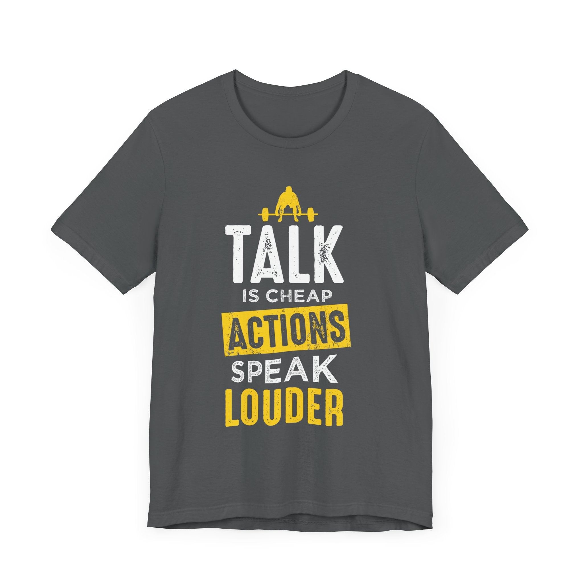 Parler, c’est des actions bon marché, parler plus fort, tee-shirt unisexe 