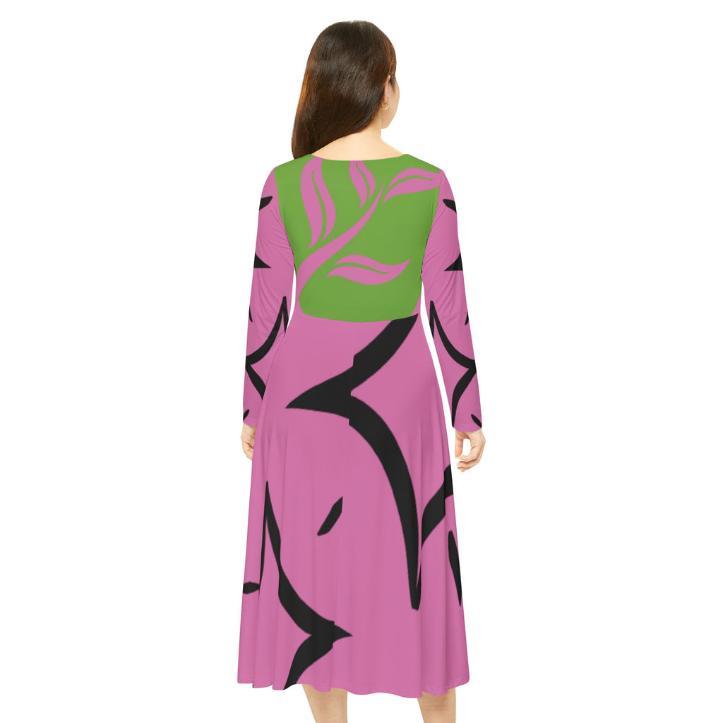 RC'nSONS  Long Sleeve Dance Dress (AOP)