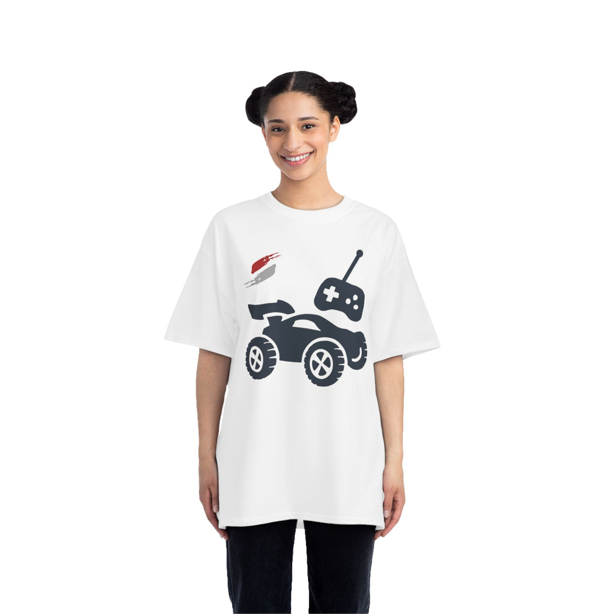 Remote Control Car Short-Sleeve T-Shirt, Gamer Gift, Kids Birthday, Racing Shirt, Fun Summer Tee Printify