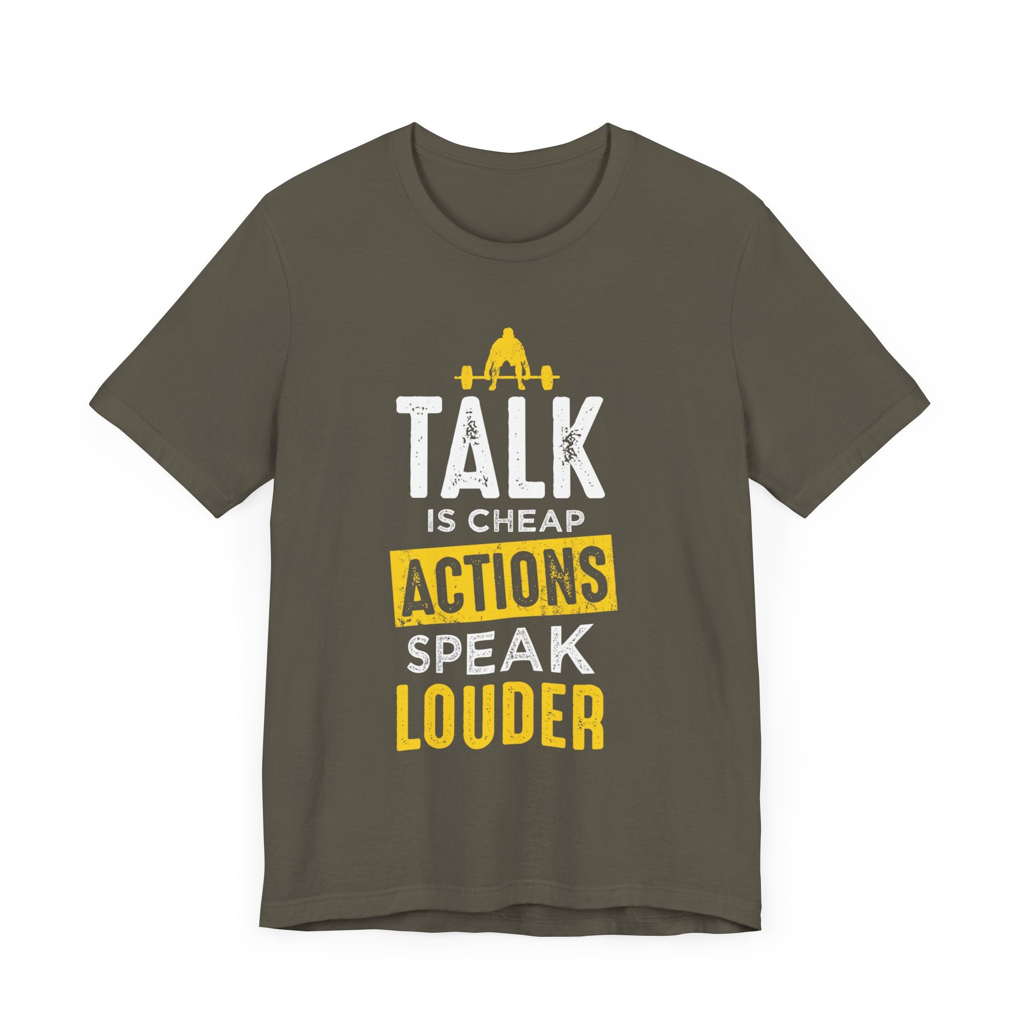 Parler, c’est des actions bon marché, parler plus fort, tee-shirt unisexe 