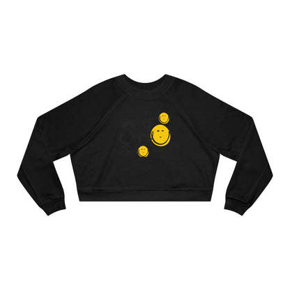 Smile Smile Smile Cropped Fleece Pullover