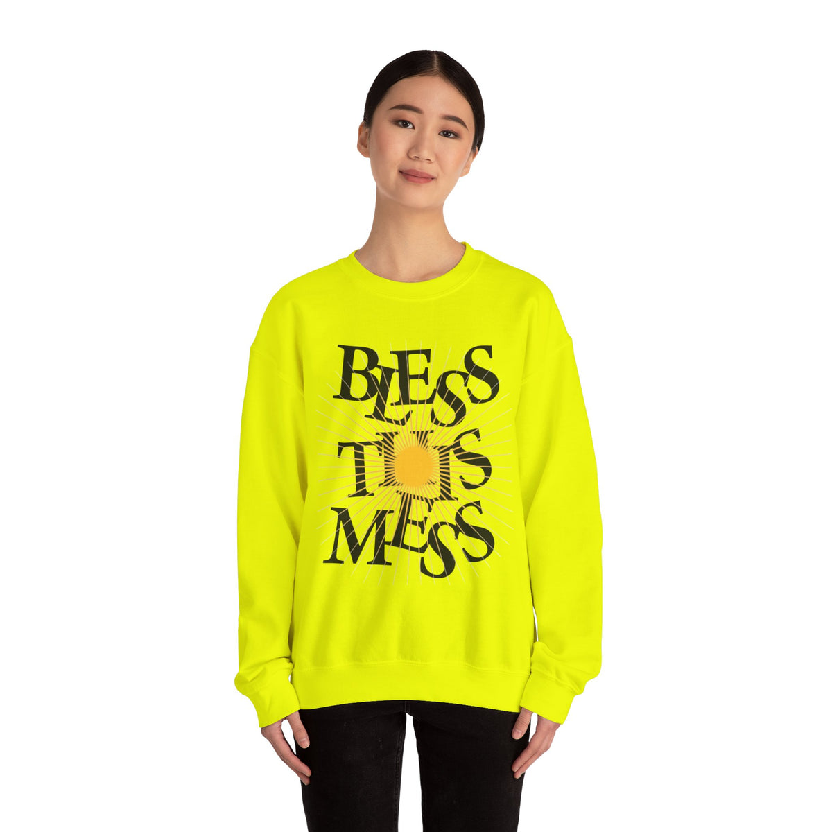 Bénissez ce sweat-shirt unisexe de désordre 