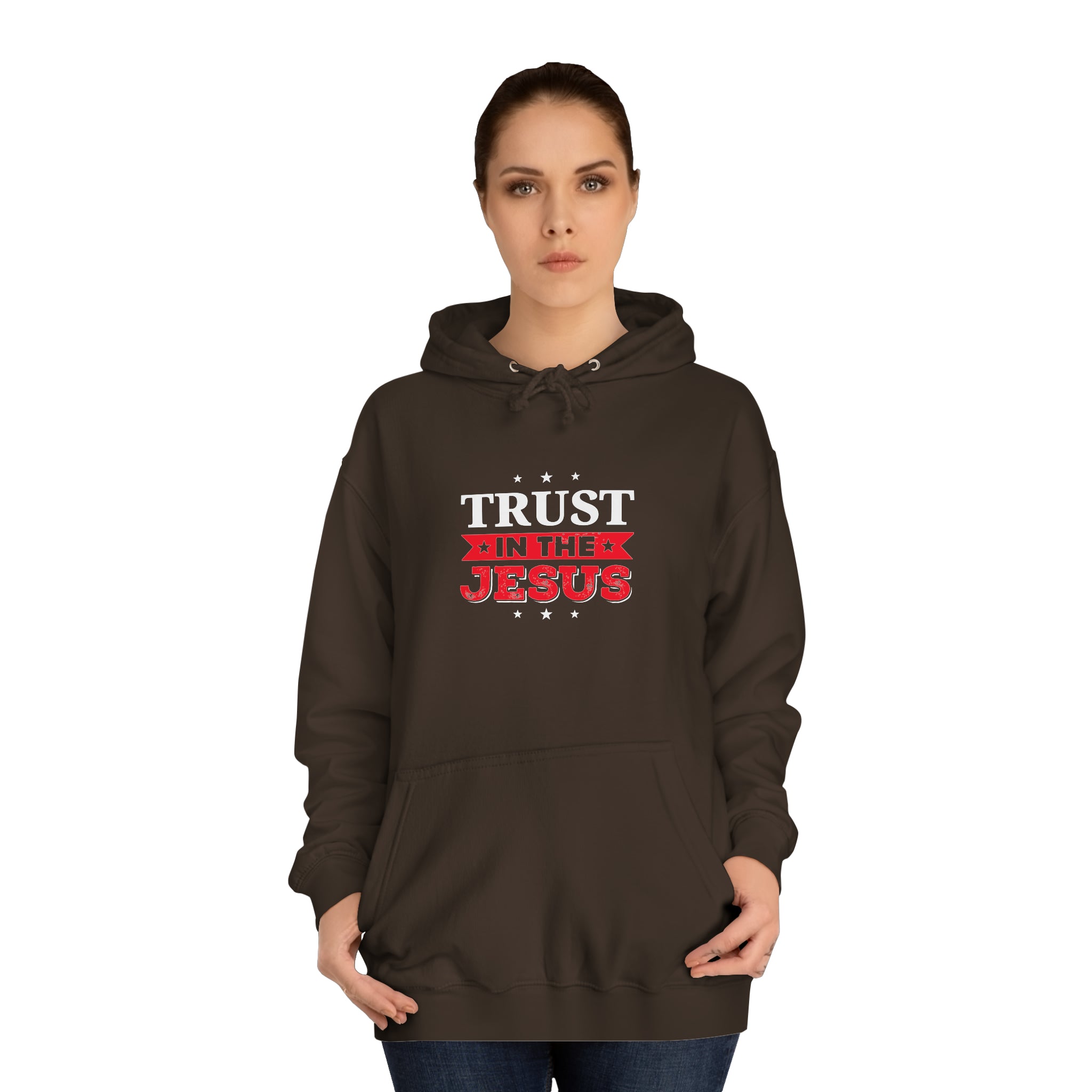 Faites confiance au sweat à capuche unisexe Jésus 