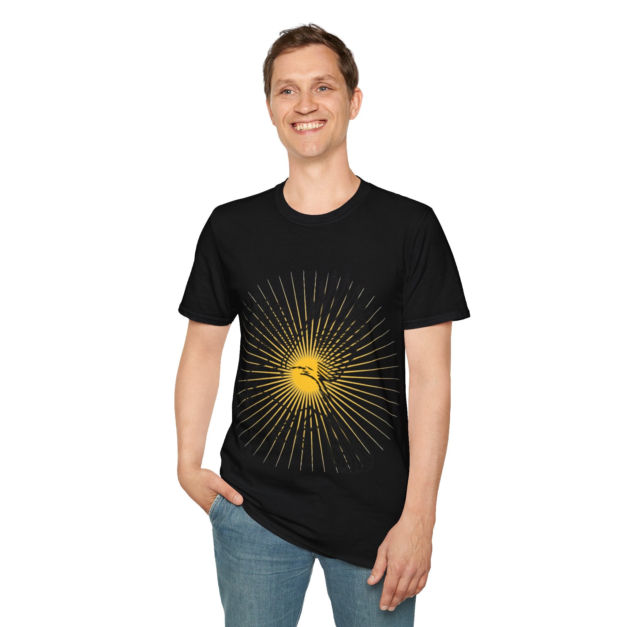 RC'nSONS Unisex Splash Eagle T-Shirt