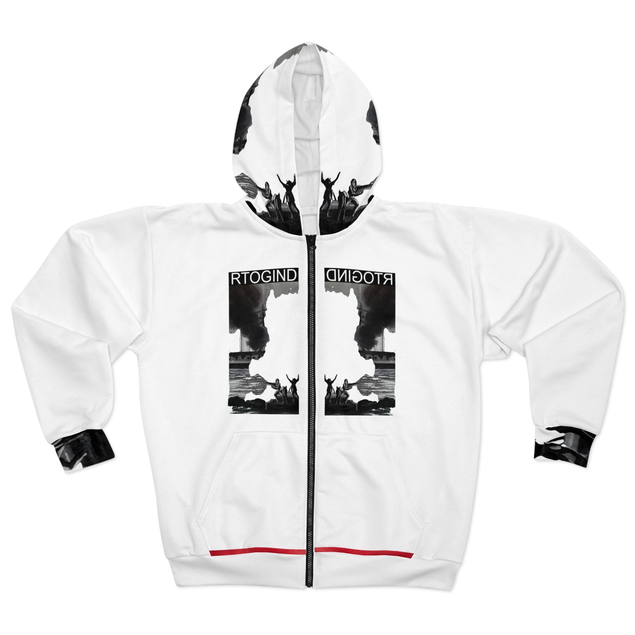 RCNSONS Unisex Zip URBAN Hoodie (AOP)