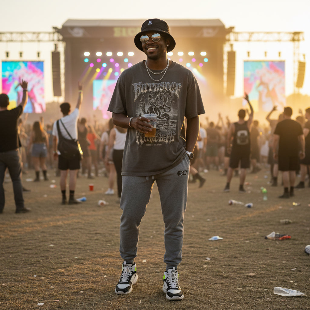 Cozy Cat Embroidered Fleece Sweatpants for Relaxation & Lounging Printify