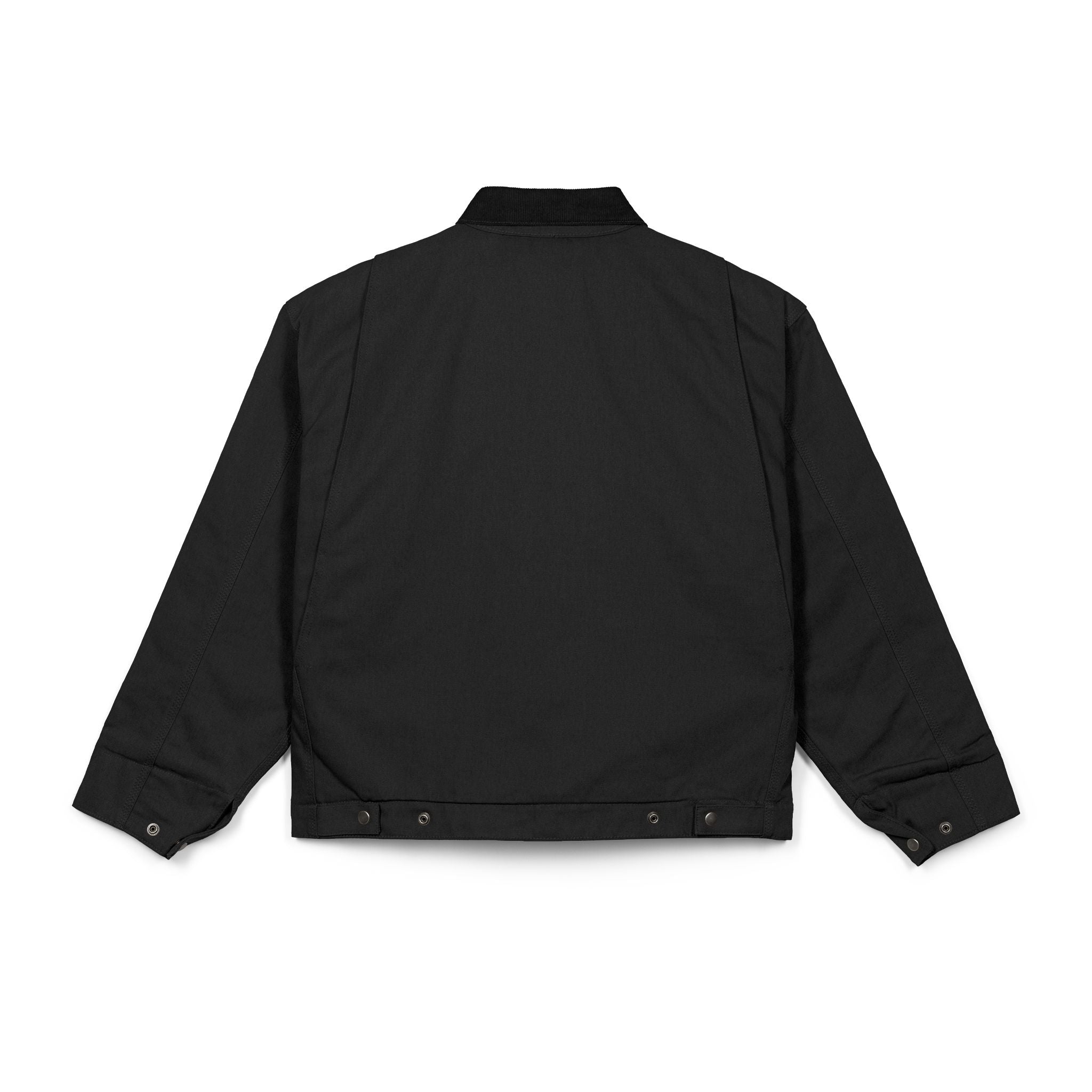 Embroidered Work Jacket - Durable Duck Cloth Utility Jacket with Chest Logo