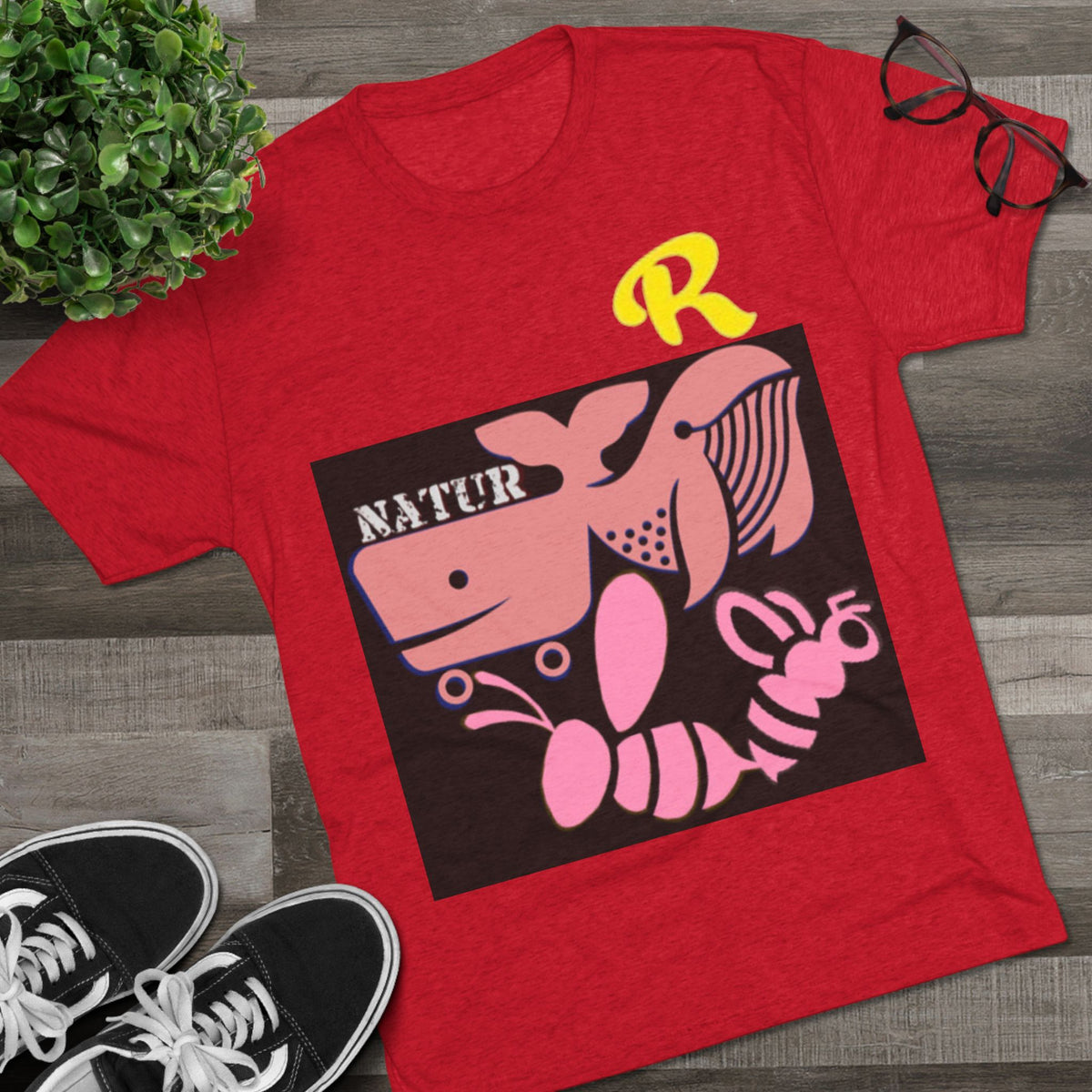 Unisex Tri-Blend Crew Tee - Honey Tee