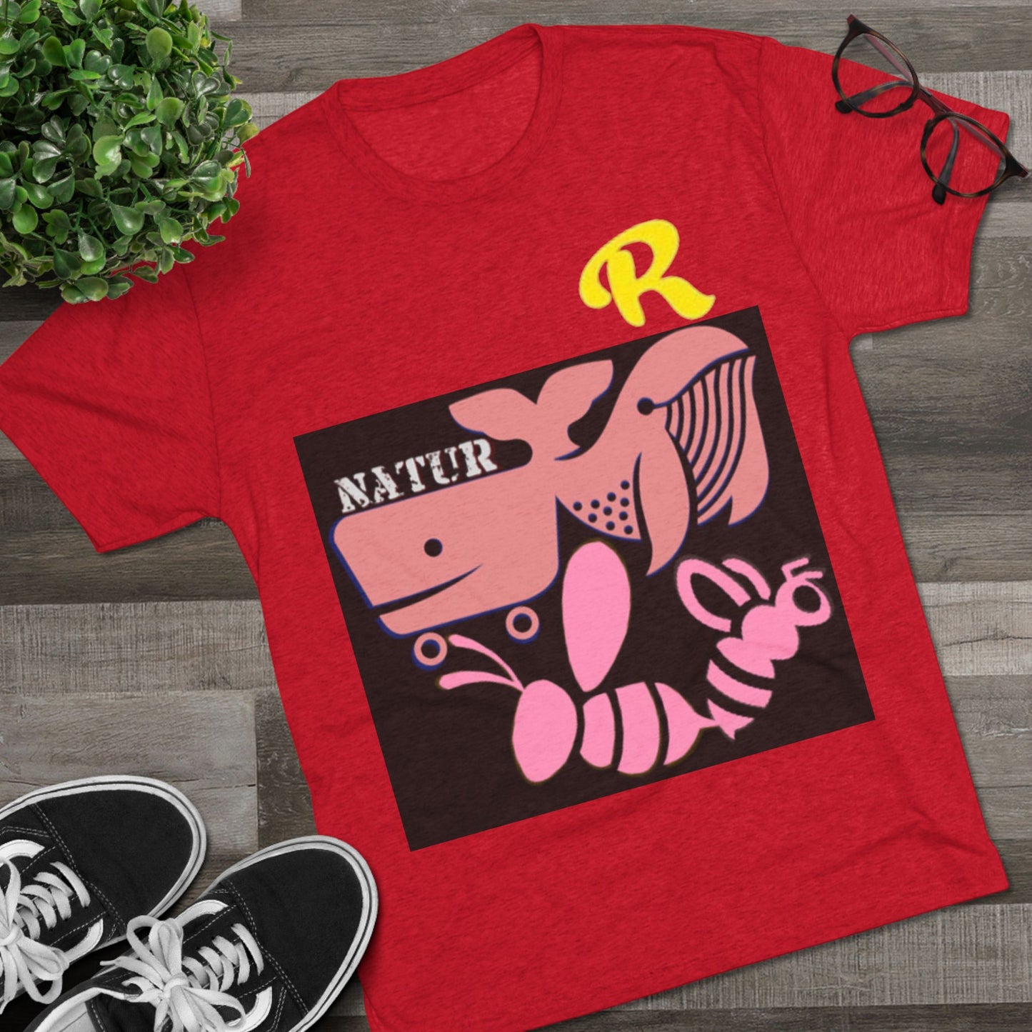 Unisex Tri-Blend Crew Tee - Honey Tee