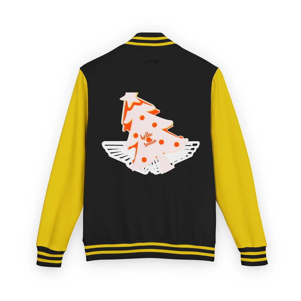 Letterman Jacket - 'hello santa' Design Printify
