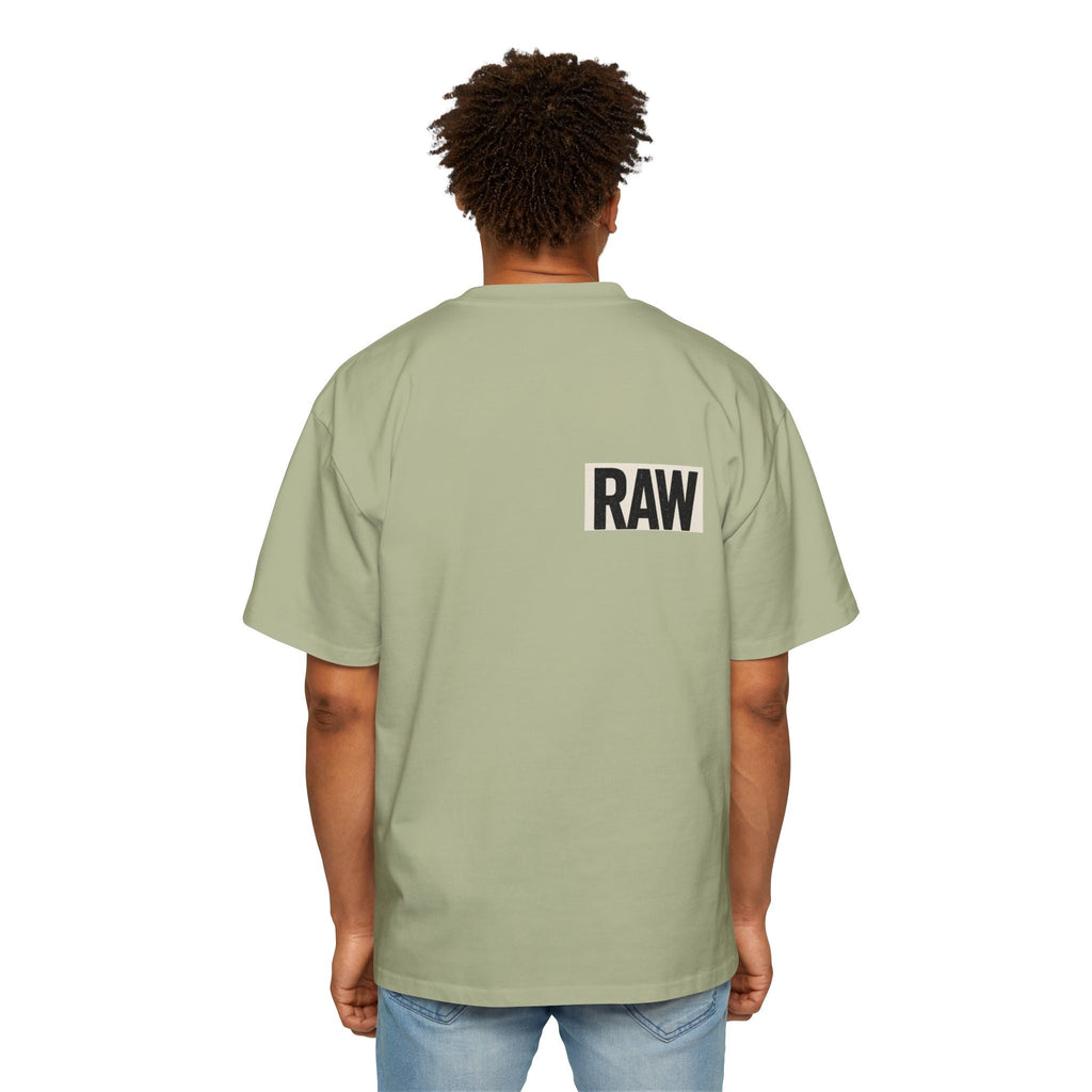 Men's Heavy Oversized Tee - Casual Streetwear, Summer Essential, Graphic T-Shirt, Gift for Him, Trending Fashion Printify