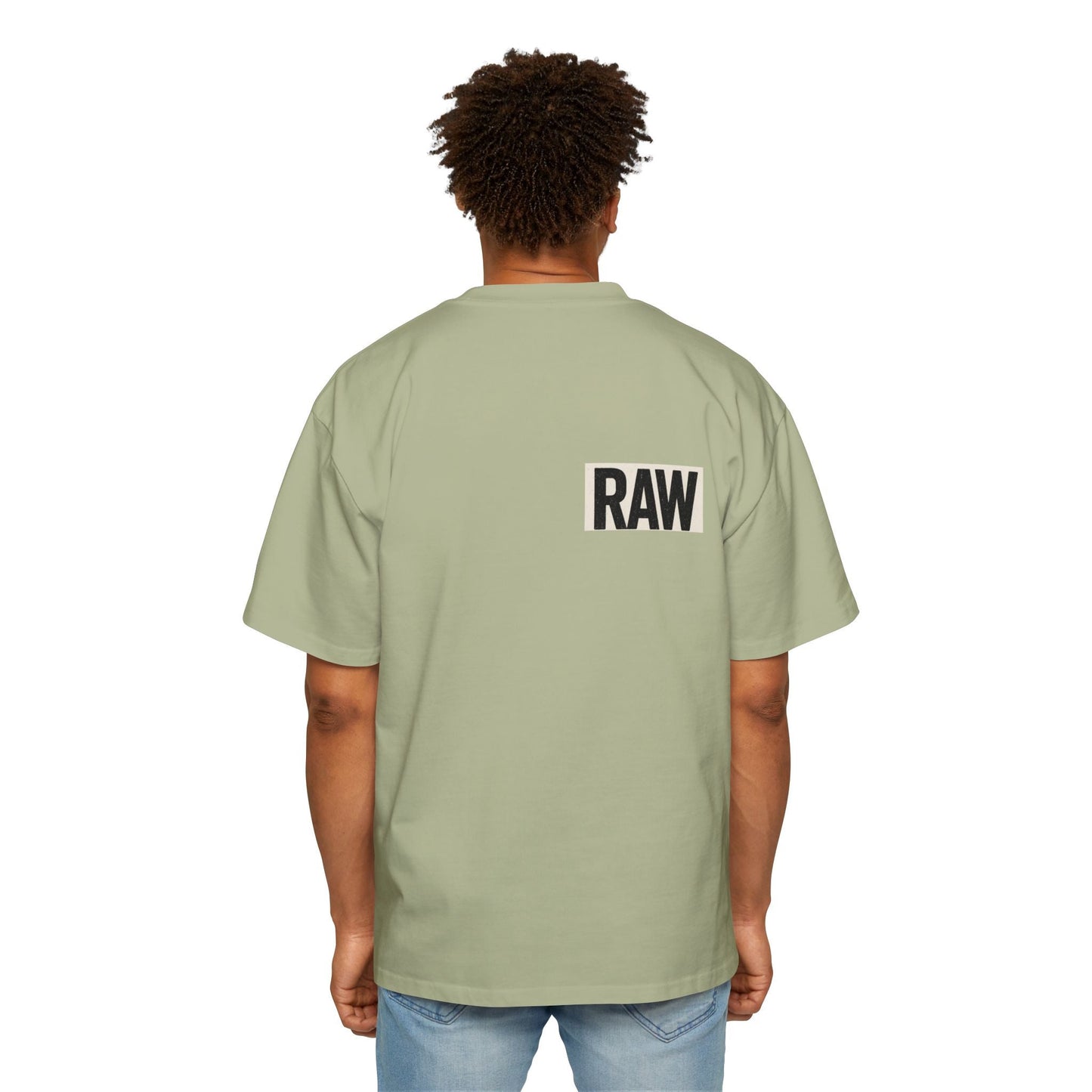 Men's Heavy Oversized Tee - Casual Streetwear, Summer Essential, Graphic T-Shirt, Gift for Him, Trending Fashion Printify