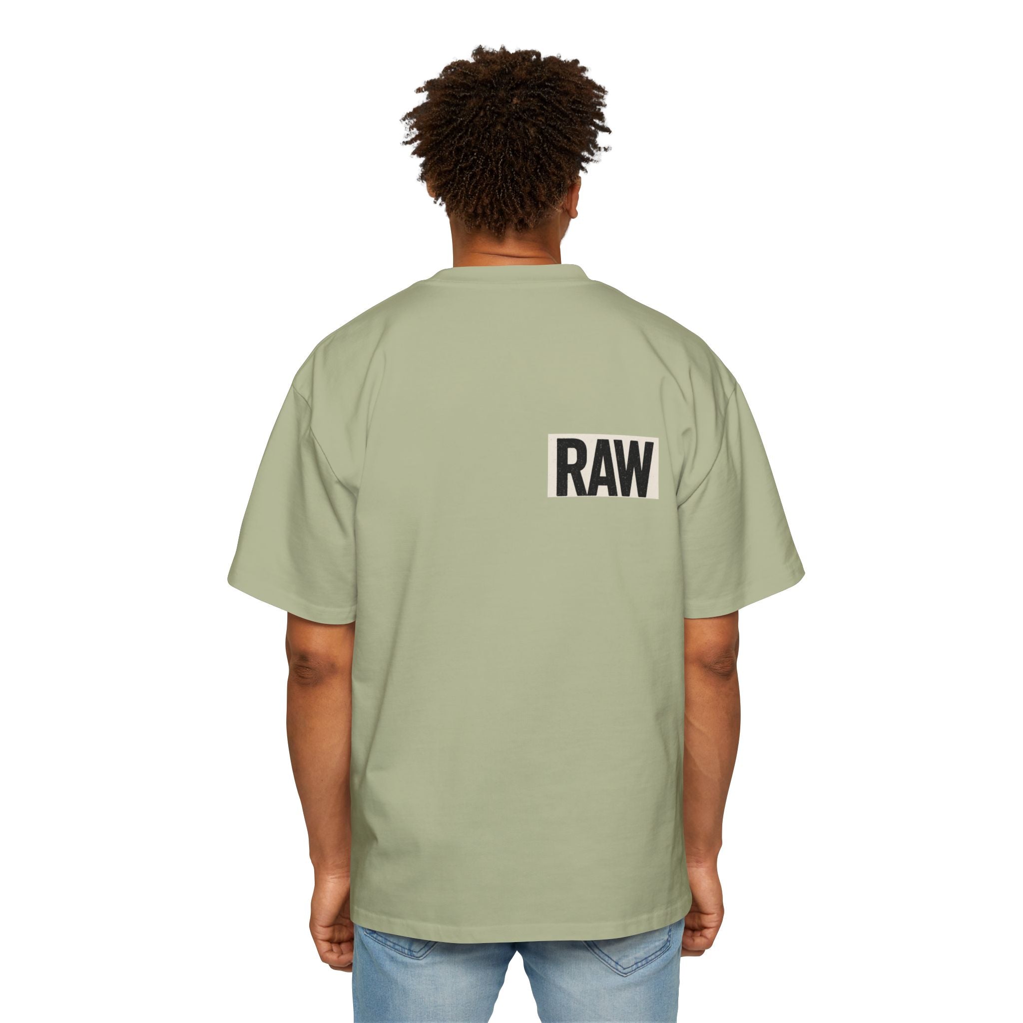 Men's Heavy Oversized Tee - Casual Streetwear, Summer Essential, Graphic T-Shirt, Gift for Him, Trending Fashion Printify