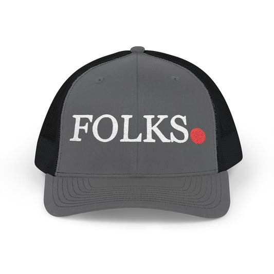 FOLKS Snapback Trucker Cap, Hat, For All Occasions Printify