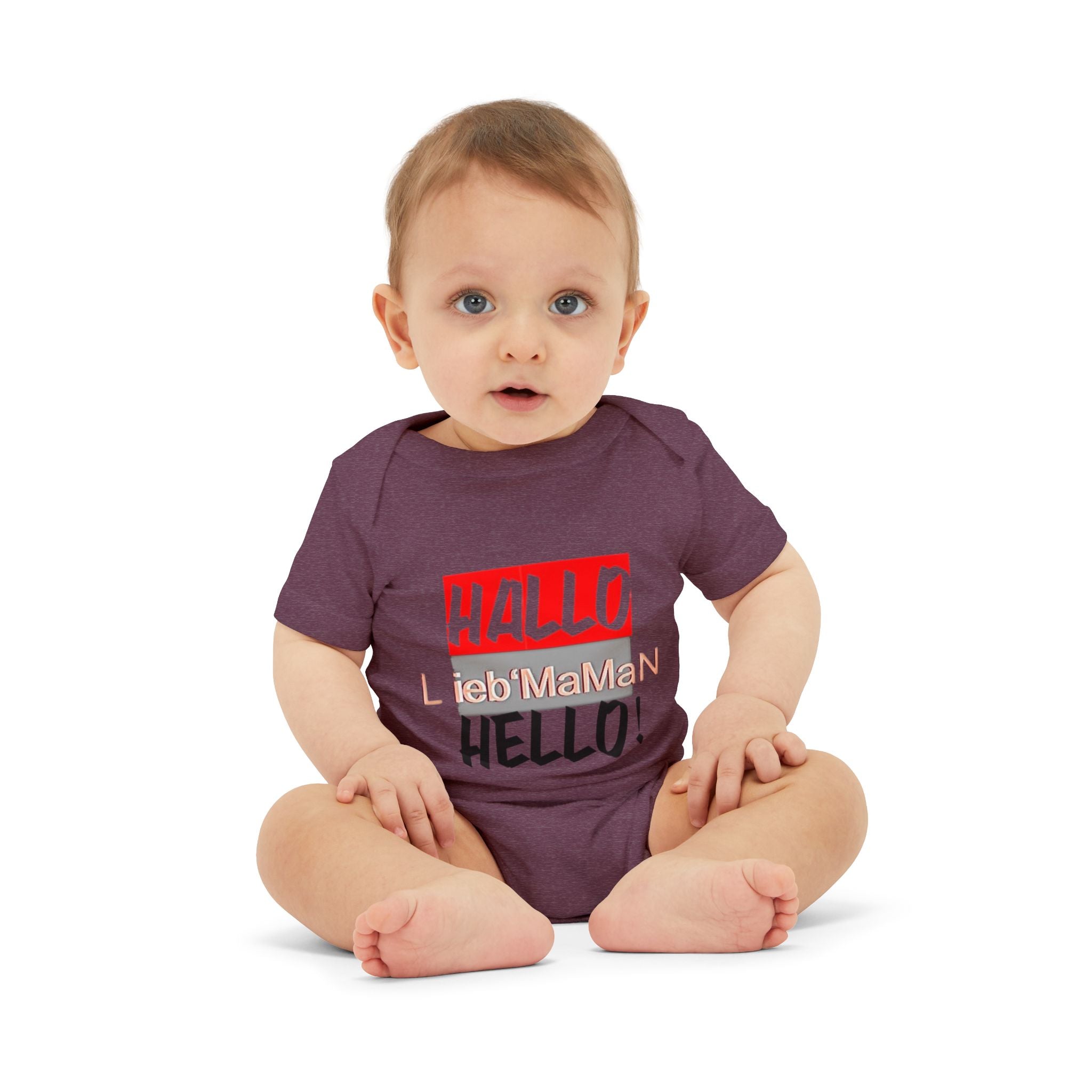 Hello Baby Bodysuit - Cute Multilingual Infant Jersey One Piece