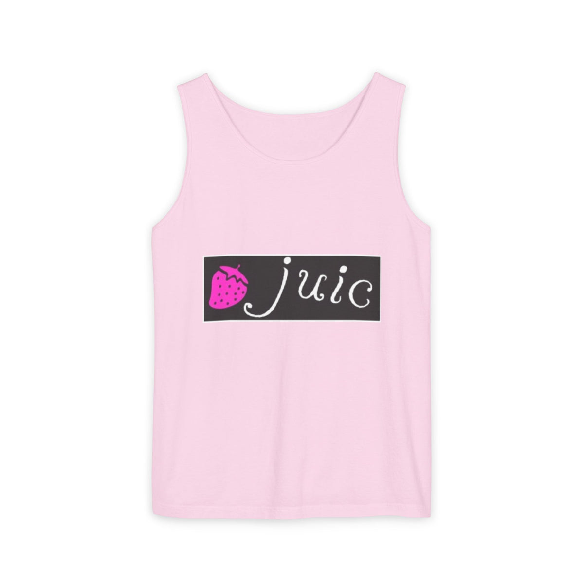 Juice-Themed Unisex Tank Top, Perfect for Summer Outings, Pool Parties, and Fruit Lovers
