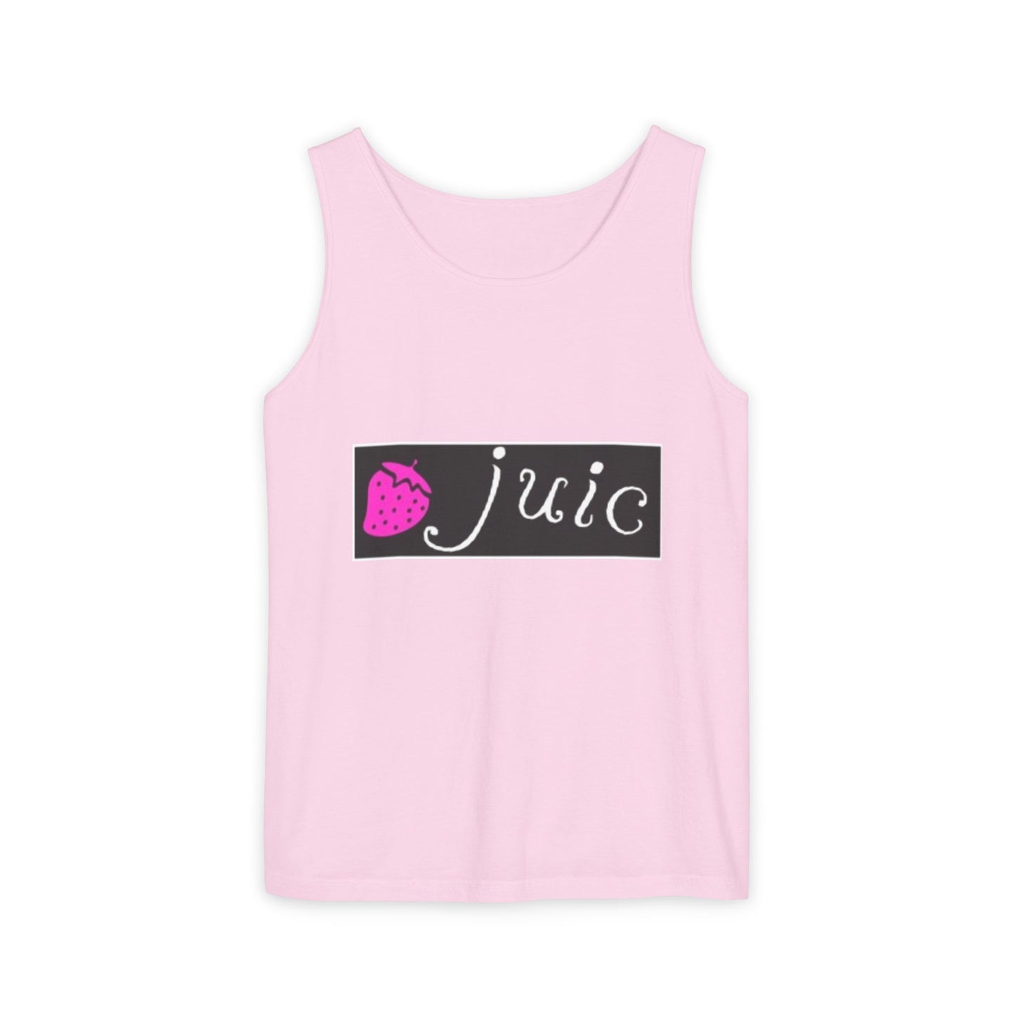 Juice-Themed Unisex Tank Top, Perfect for Summer Outings, Pool Parties, and Fruit Lovers