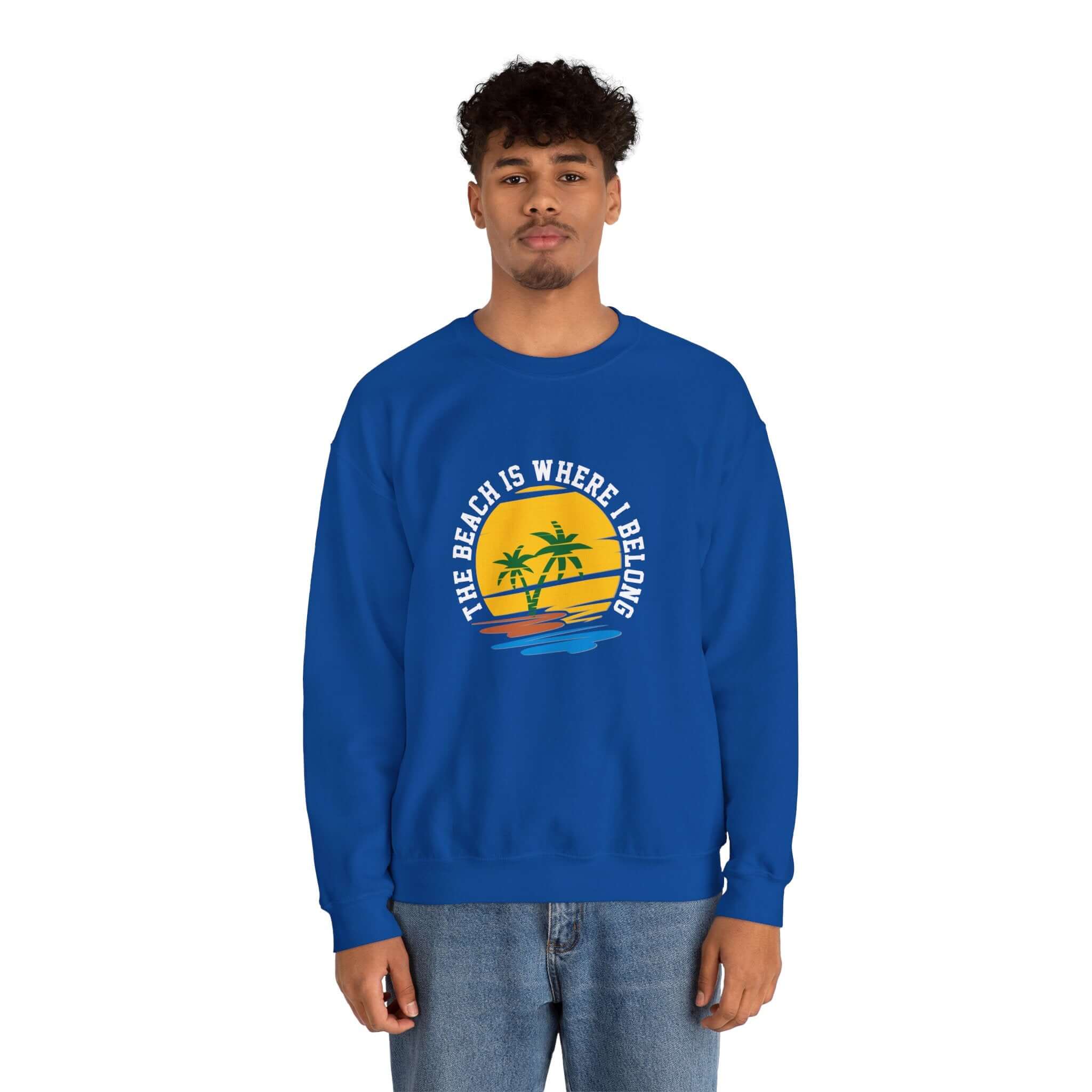 The Beach Is Where I Belong Unisex Sweatshirt - RC’nSONS