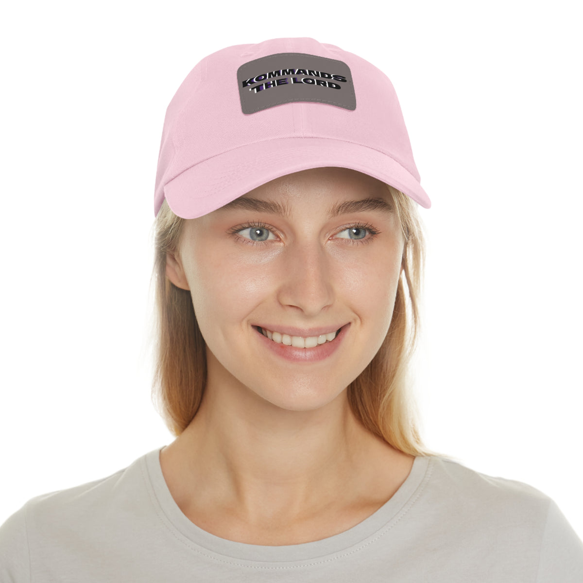 Dad Hat - Kommands The Lord Leather Patch Cap