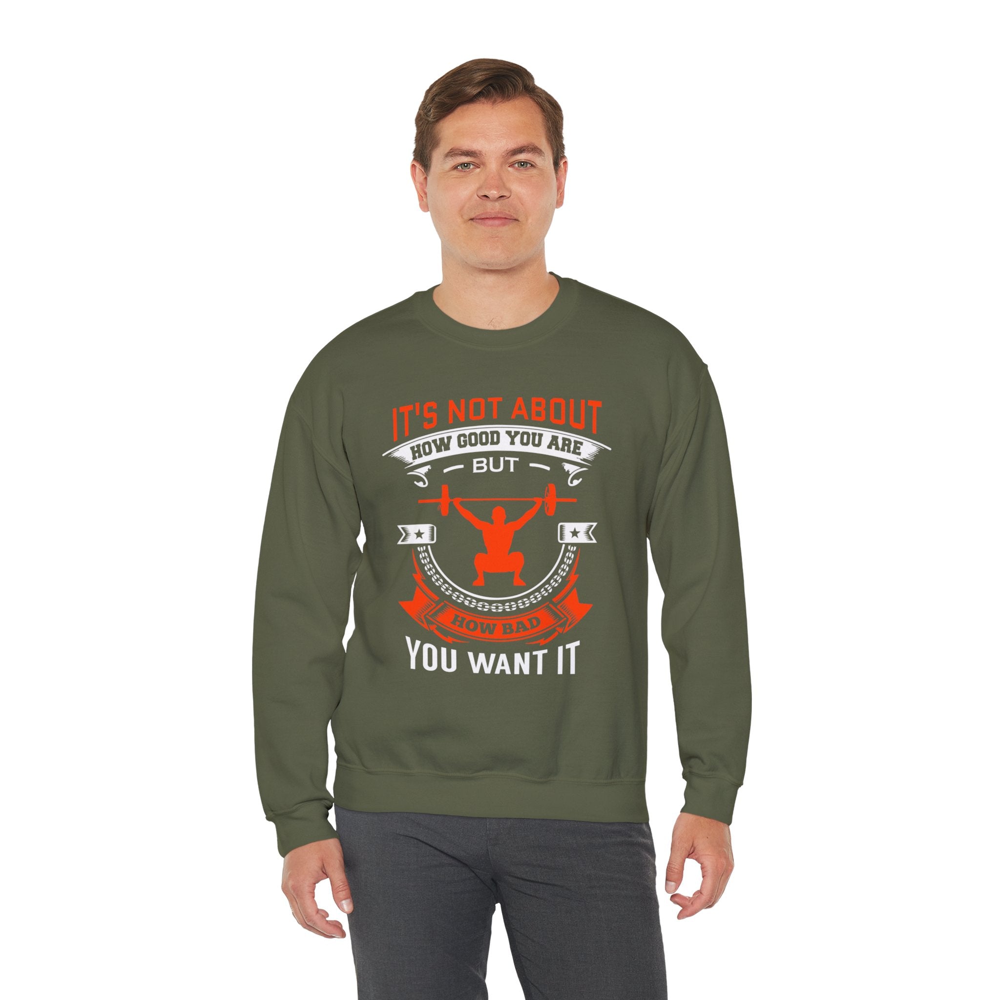 Il ne s’agit pas de savoir à quel point vous êtes bon Sweatshirt unisexe 