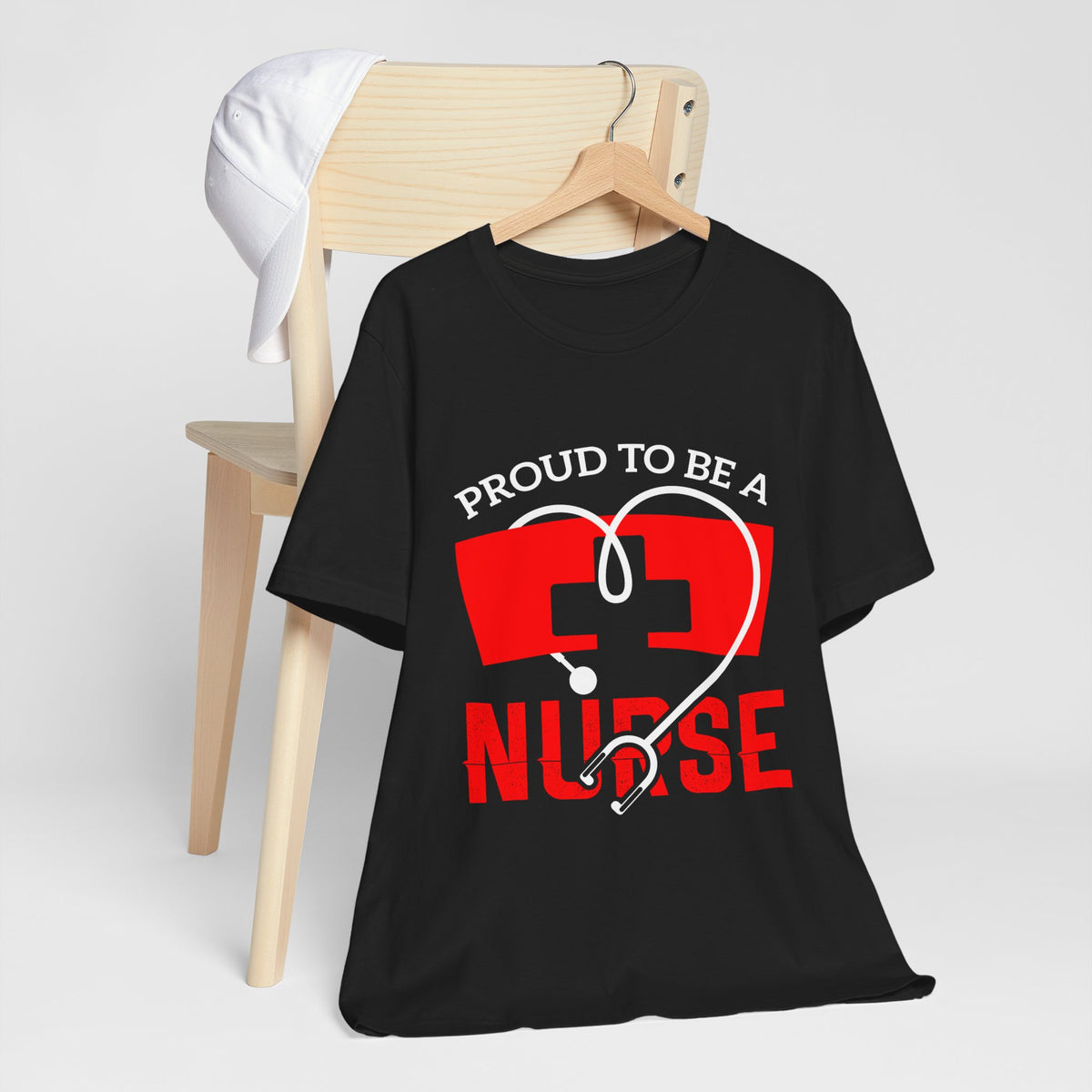 Fier d’être un tee-shirt unisexe infirmière 