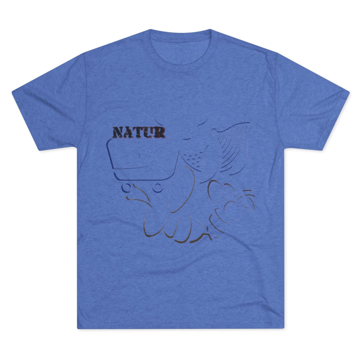 Nature Inspired Tee - Unisex Tri-Blend Crew Tee