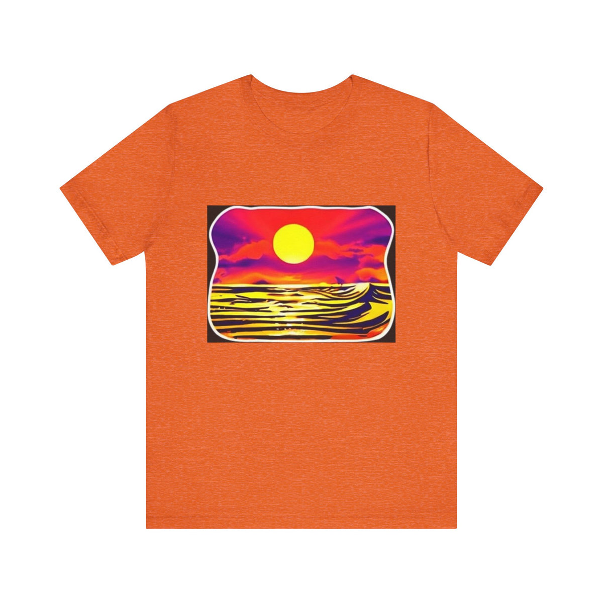 RCNSONS Unisex Short Sleeve Sunset Tee