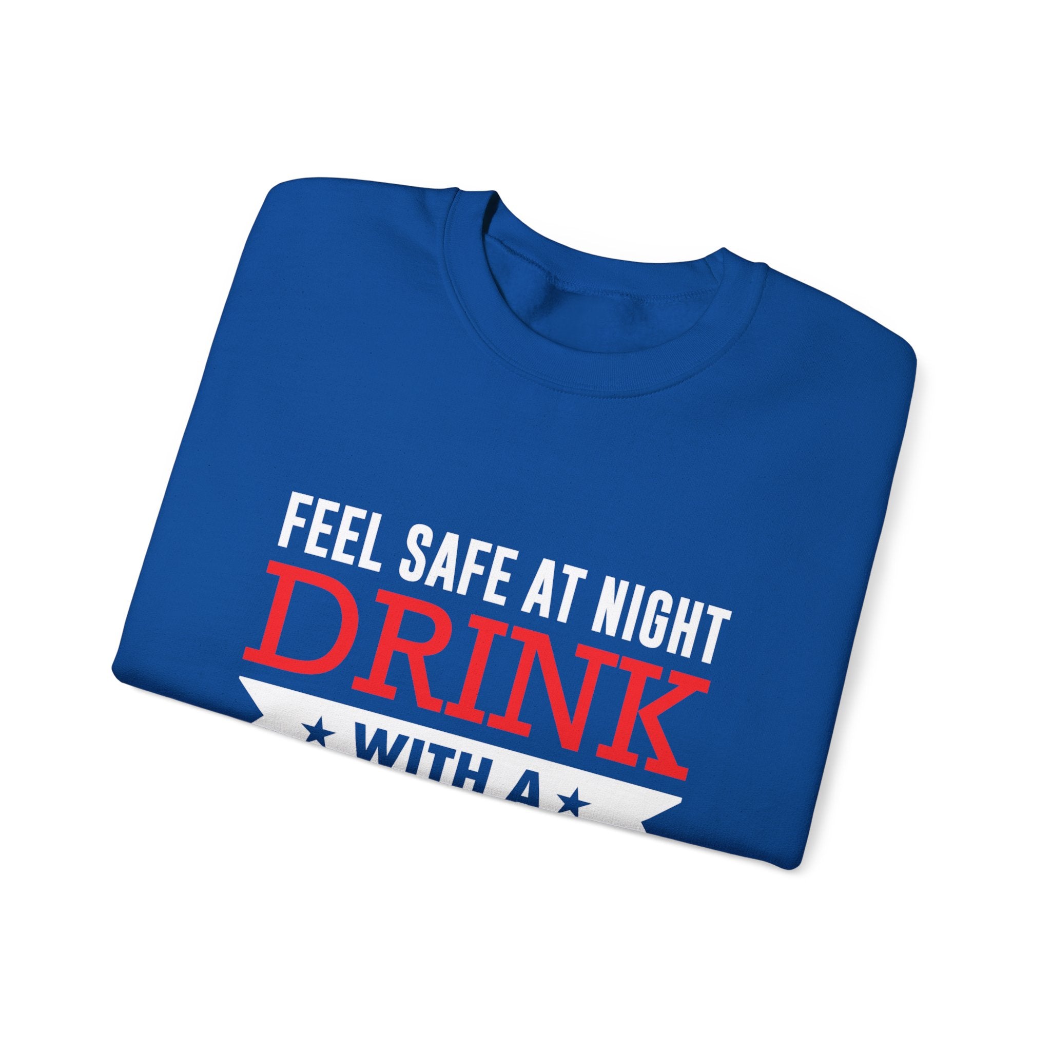 Sentez-vous en sécurité la nuit, buvez un sweat-shirt unisexe 