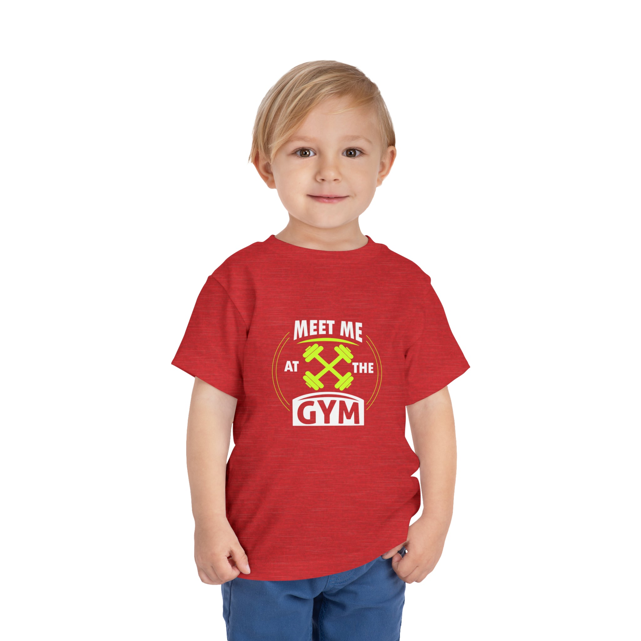 Rencontrez-moi au gymnase T-shirt pour tout-petits 