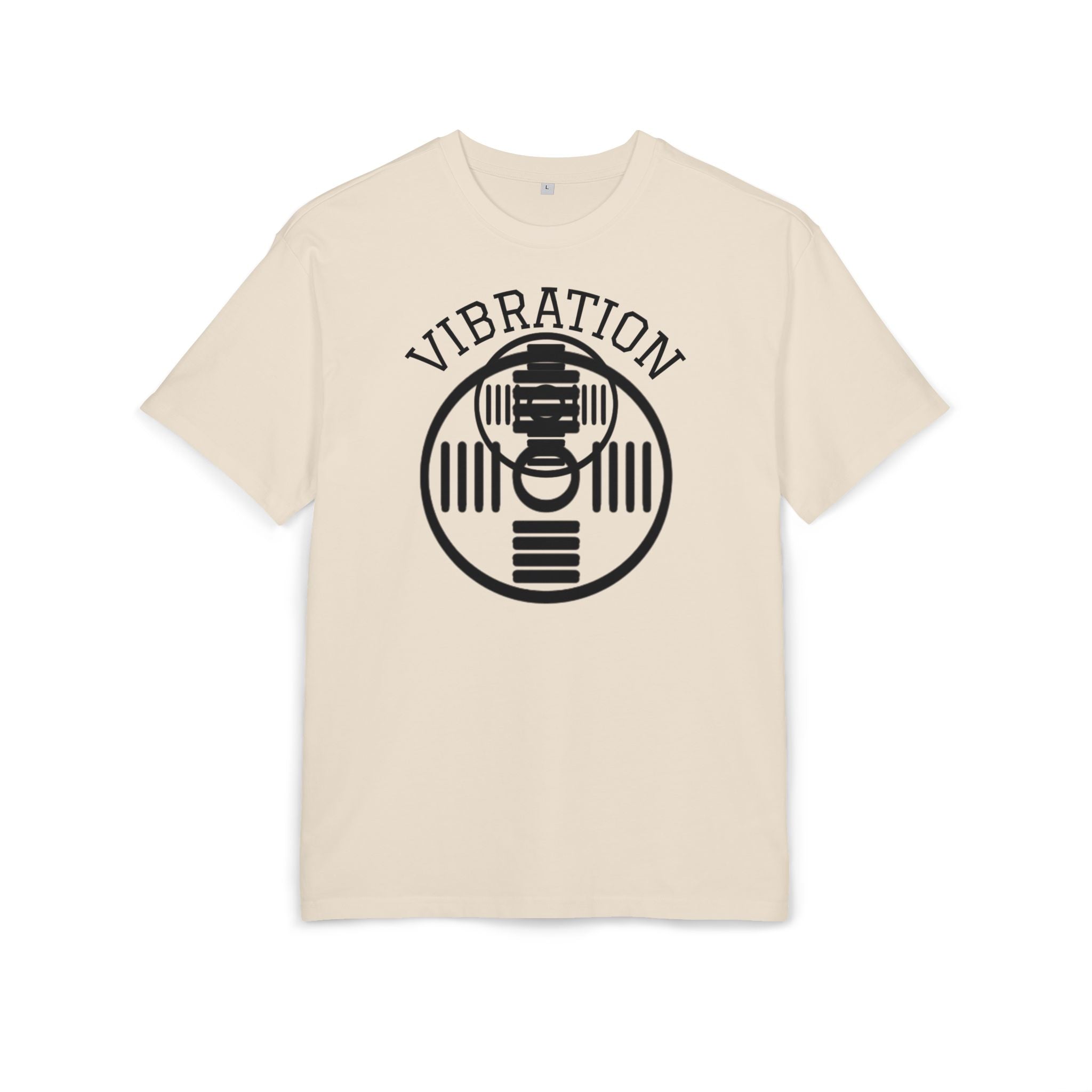 Unisex Vibration Oversized Tee | Comfortable Streetwear, Gym Apparel, Gift for Fitness Lovers, Casual Daily Wear, Graphic Tee