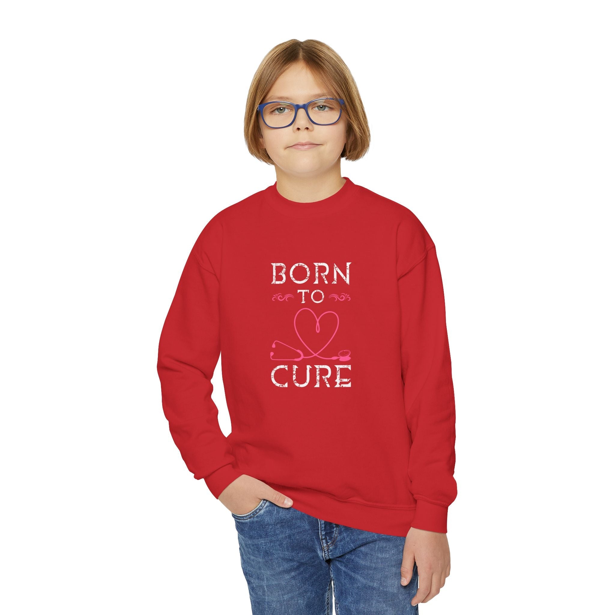 Born To Cure Sweatshirt Printify