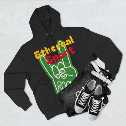 Fleece Hoodie - Ethereal Sport Rock Design
