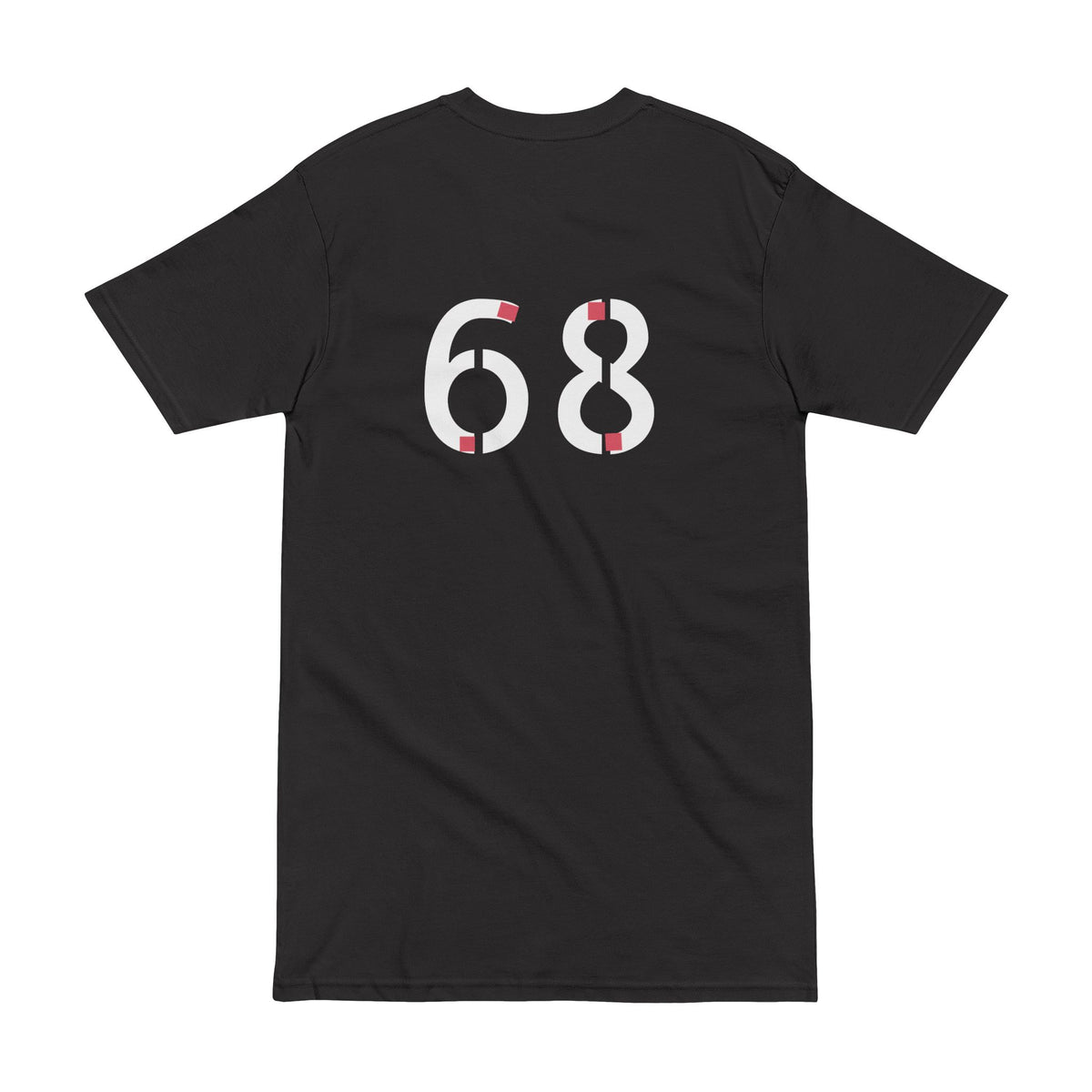 Tee - Trendy Men's Heavyweight Tee with Bold 68 Design