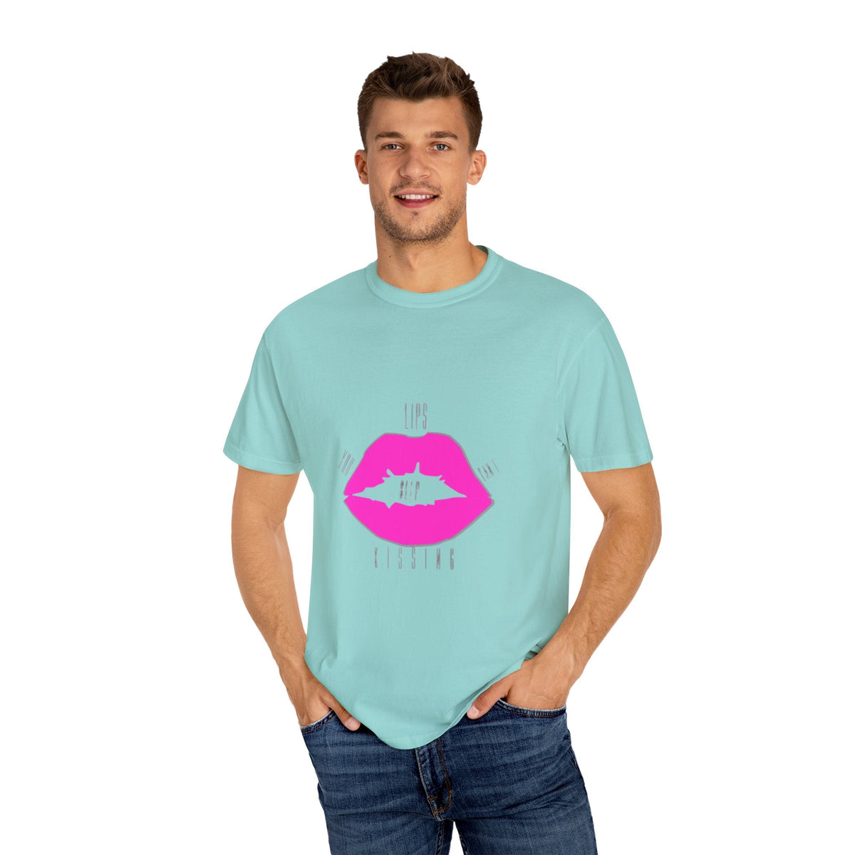 Kiss Mark Graphic Tee, Trendy Unisex T-shirt for Casual Wear, Perfect for Birthdays, Valentine’s Day, or Fun Gatherings, Statement Shirt Printify