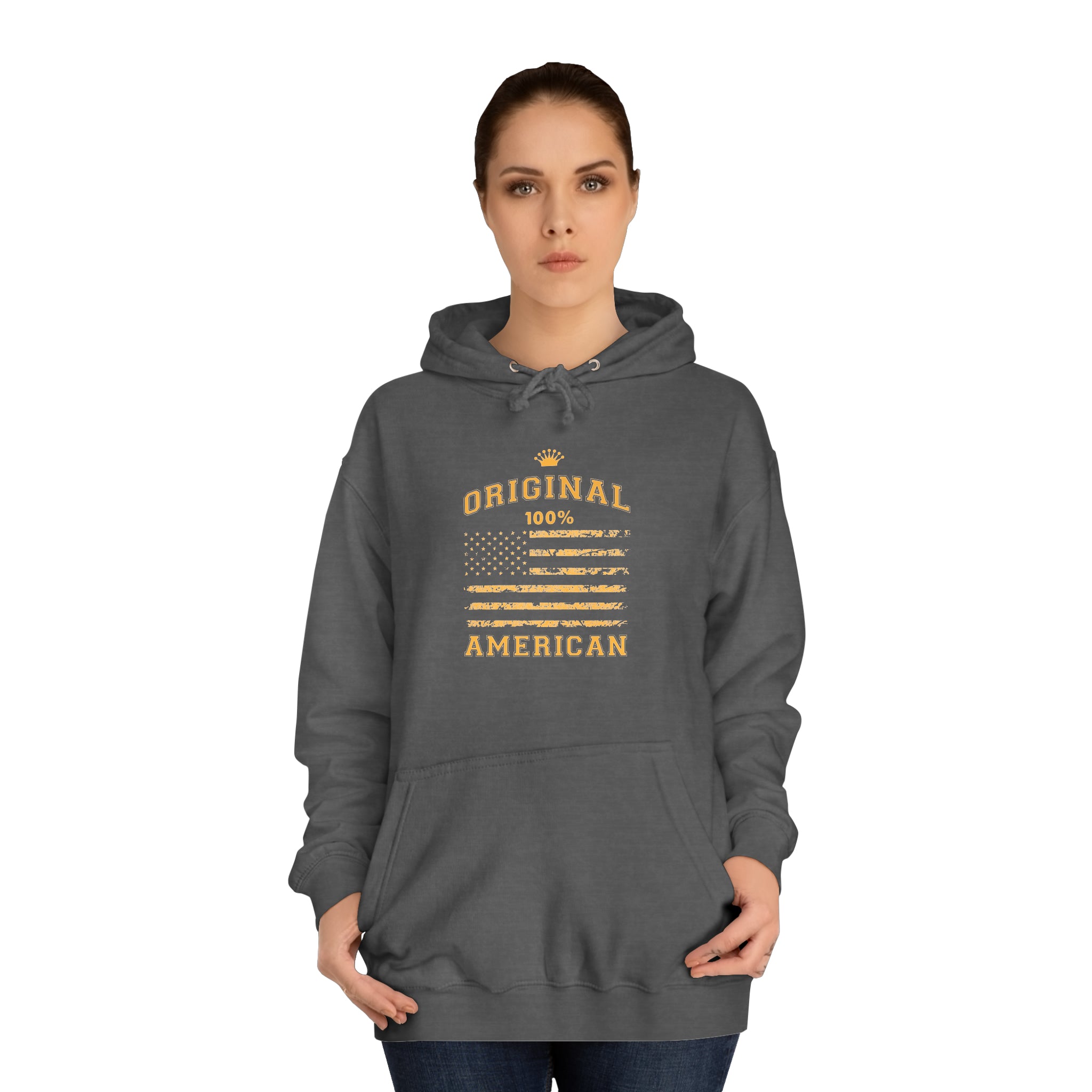 Sweat à capuche unisexe original 100% américain 