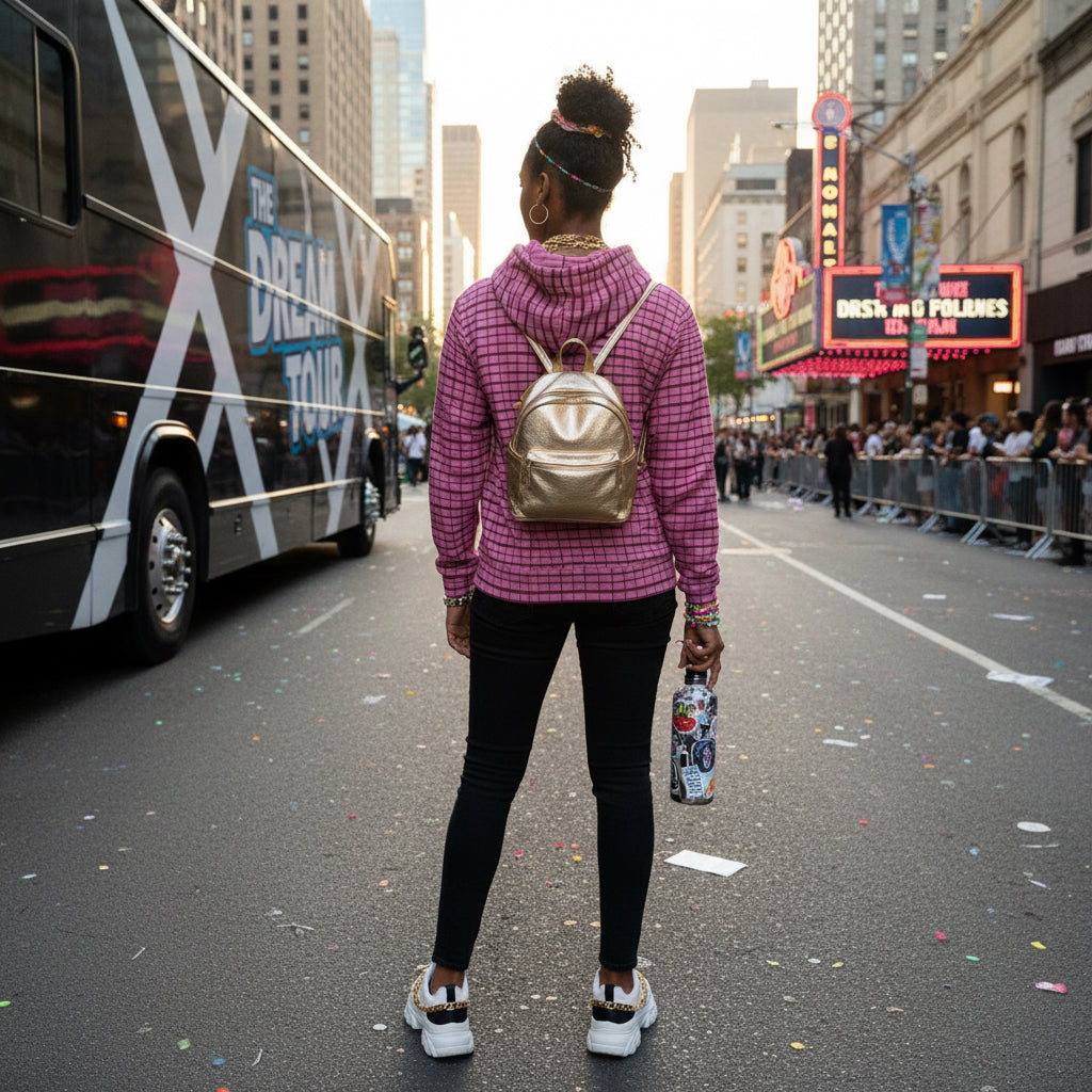 Chic Stripe Fashion Hoodie-Trend Printify