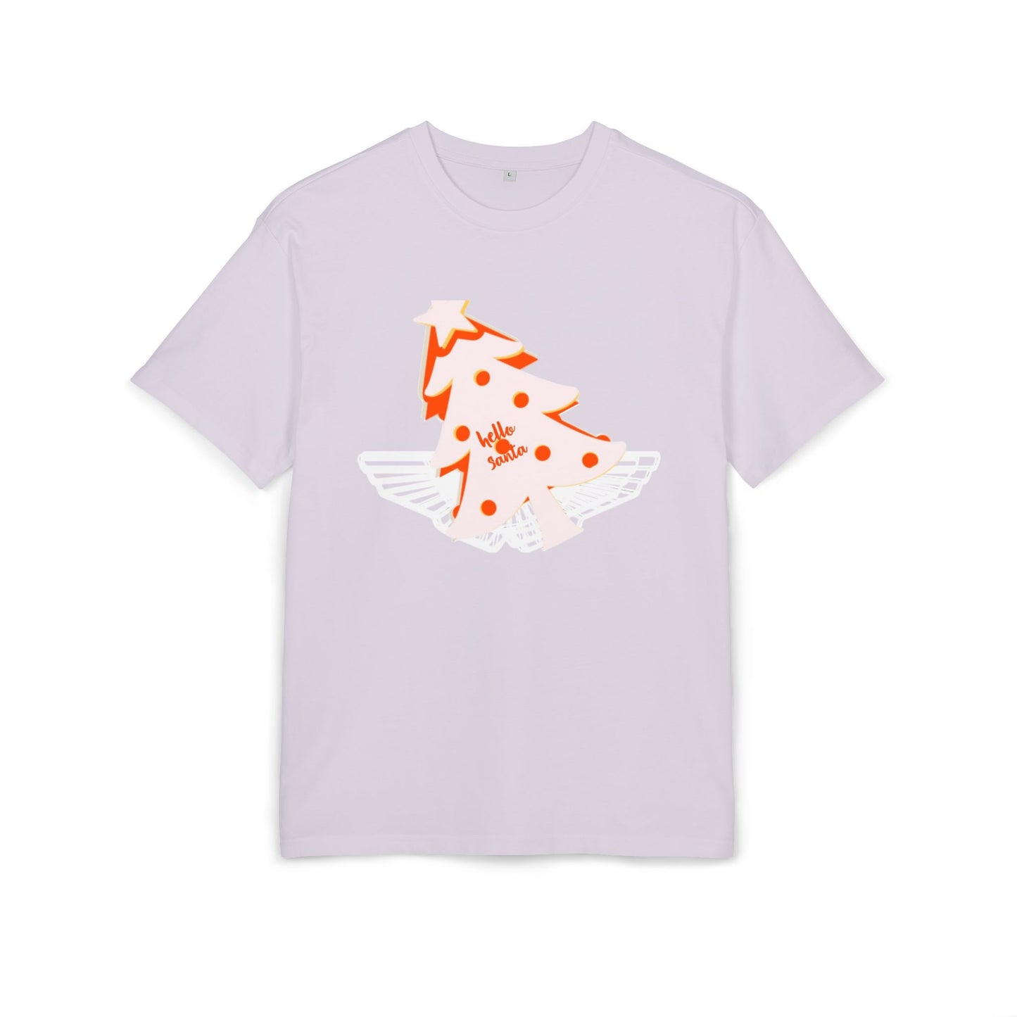 Christmas Oversize Tee - hello Santa Printify