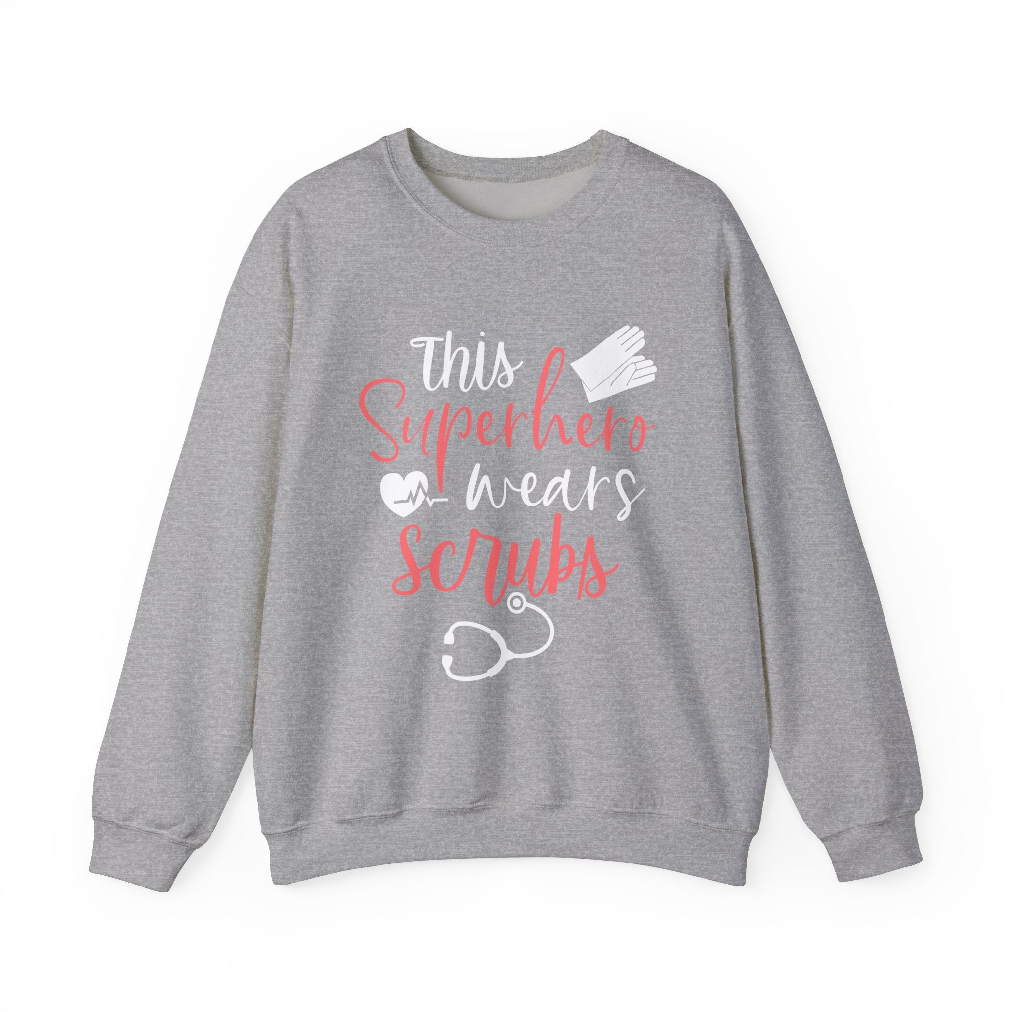 son super-héros porte des gommages Sweat-shirt unisexe 