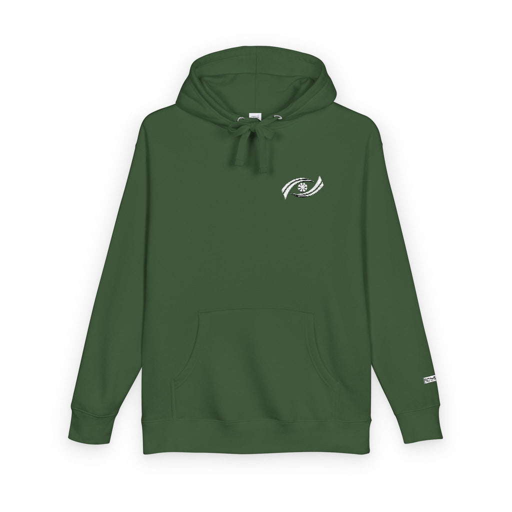Cozy Unisex Fleece Hoodie with Artistic Design, Casual Wear, Gift for Him/Her, Fall Fashion, Everyday Comfort Printify