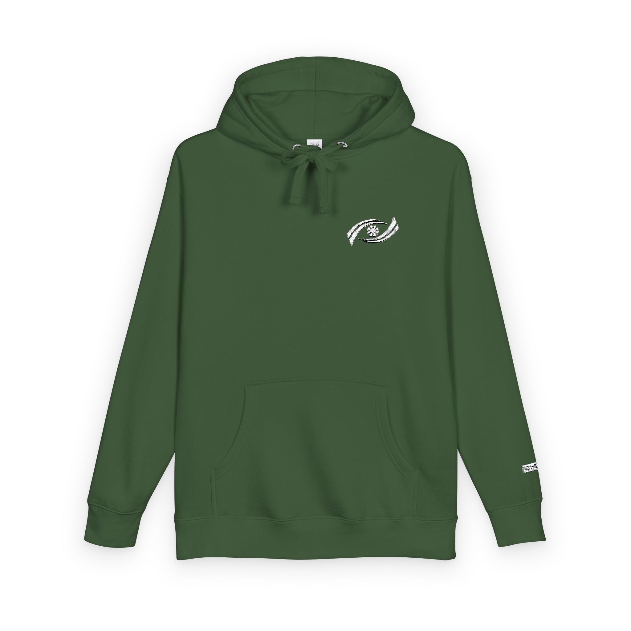 Cozy Unisex Fleece Hoodie with Artistic Design, Casual Wear, Gift for Him/Her, Fall Fashion, Everyday Comfort Printify