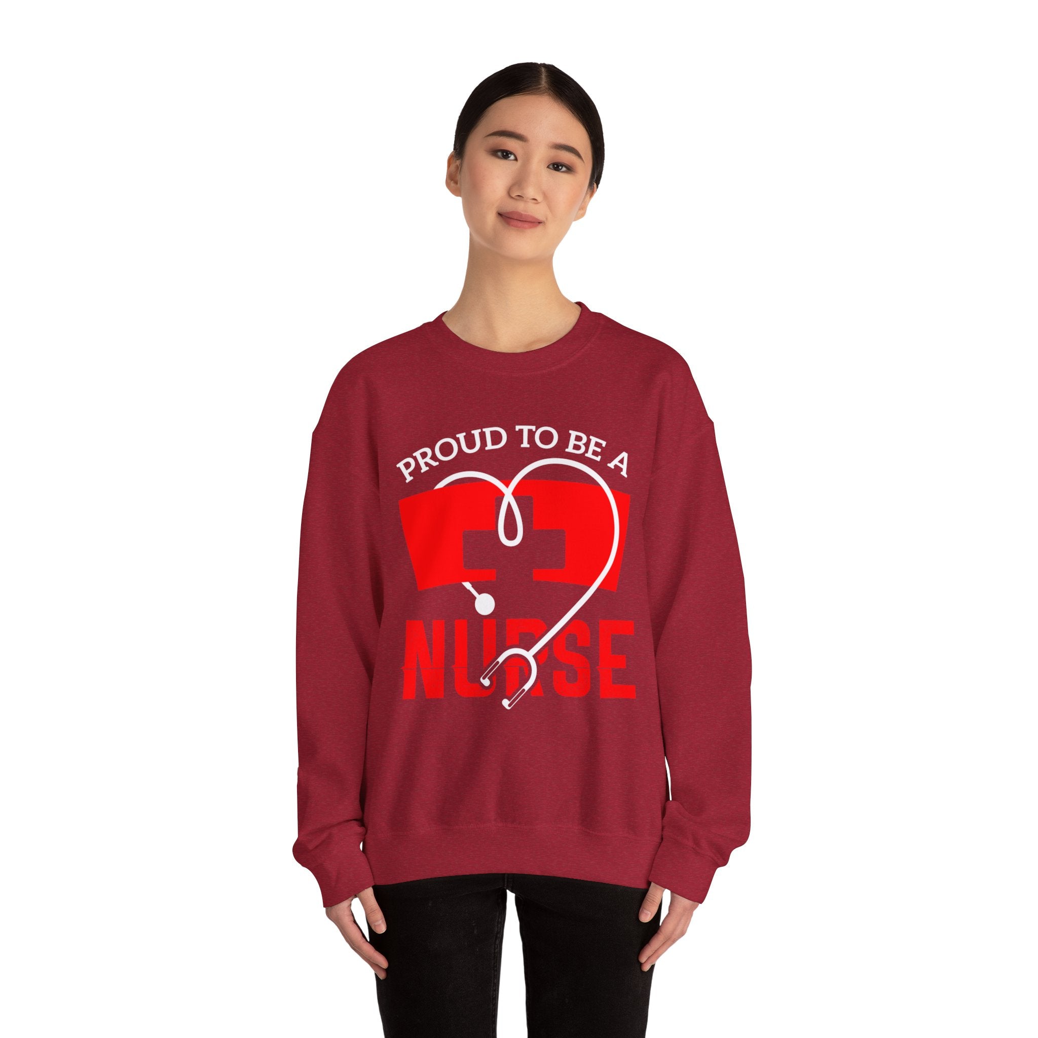 Fier d’être un sweat-shirt unisexe infirmière 