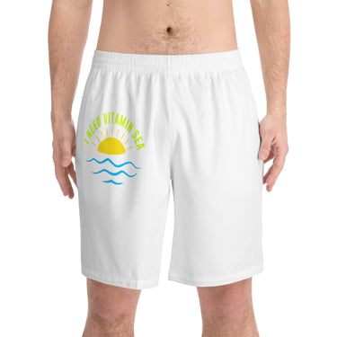 Men's Elastic Beach Shorts (AOP)