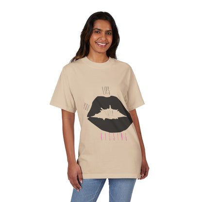 Unisex Graphic T-Shirt, Kiss Print Tee, Trendy Streetwear, Gift for Her, Casual Wear, Summer Style, Statement Shirt Printify