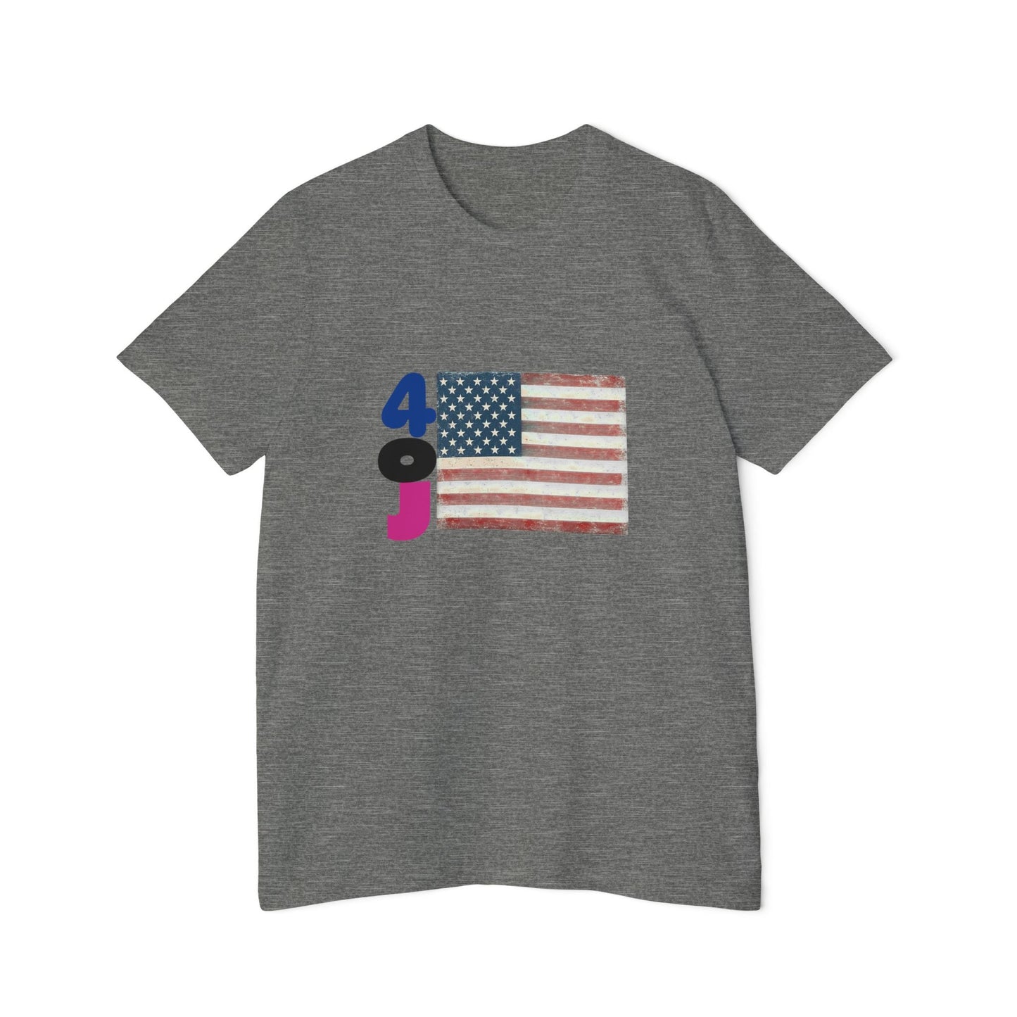 USA Flag Short-Sleeve T-Shirt, Patriotic Tee for Independence Day, Casual Wear, Gift for Veterans, Summer Style Printify