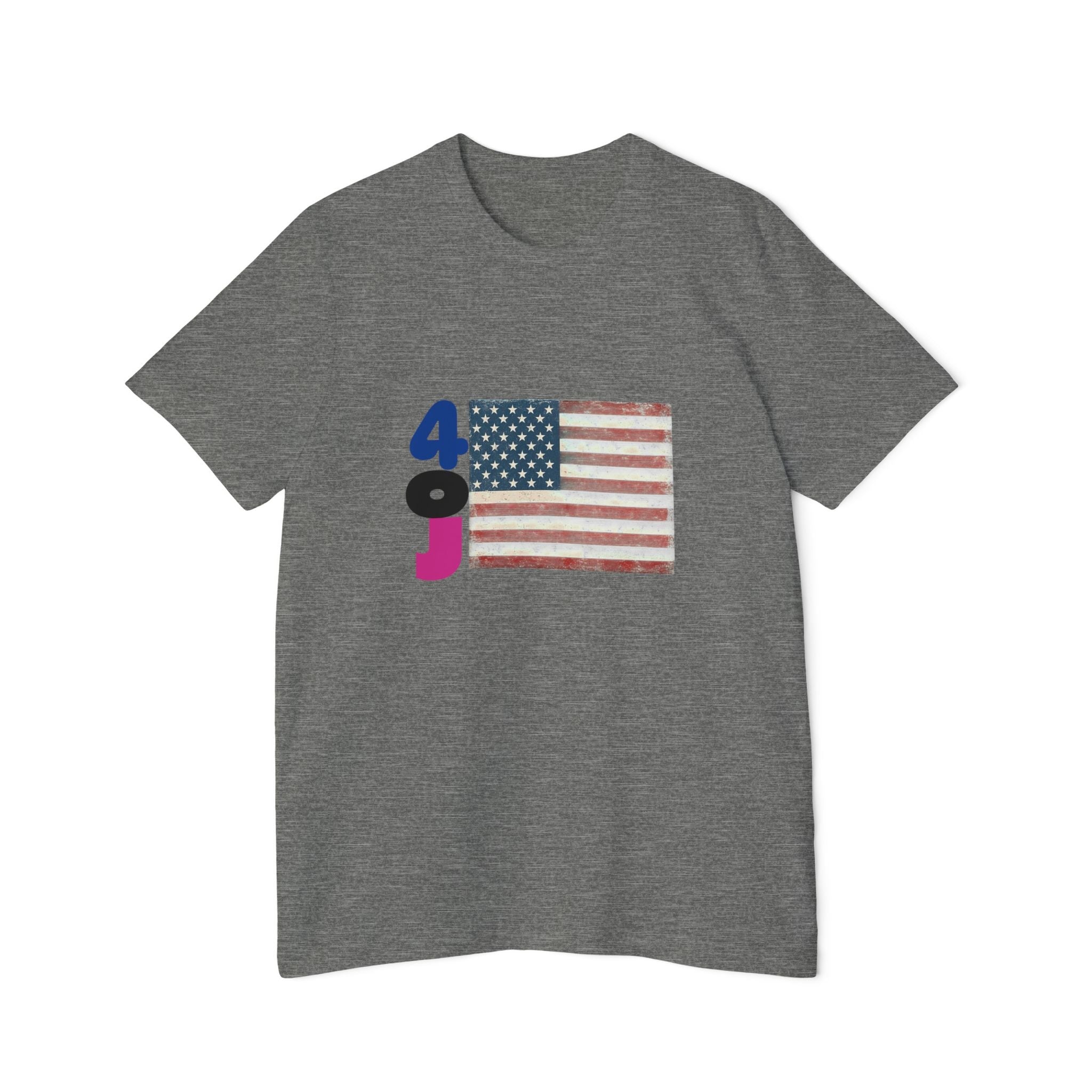 USA Flag Short-Sleeve T-Shirt, Patriotic Tee for Independence Day, Casual Wear, Gift for Veterans, Summer Style Printify