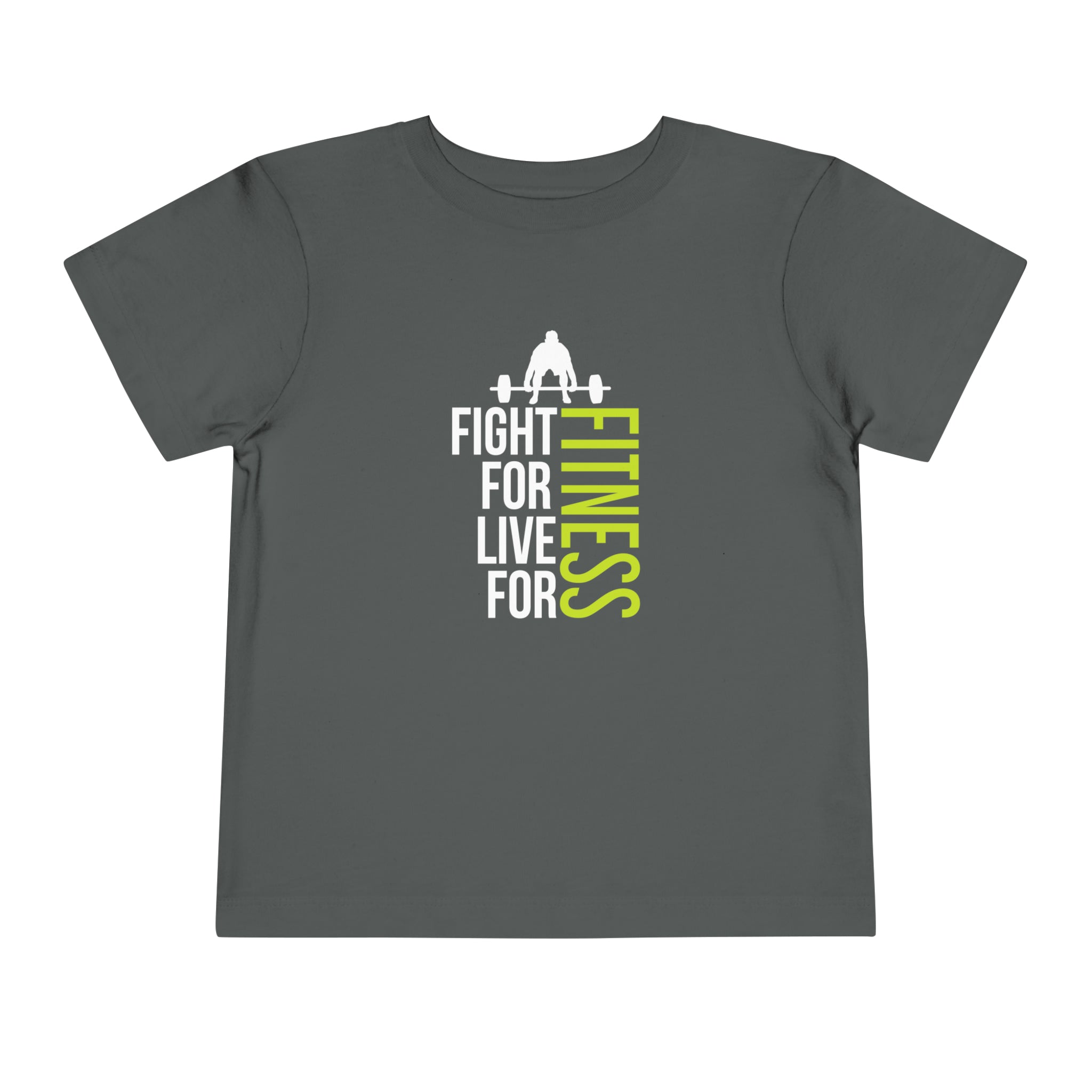 T-shirt pour tout-petits Fight For Live For Fitness 