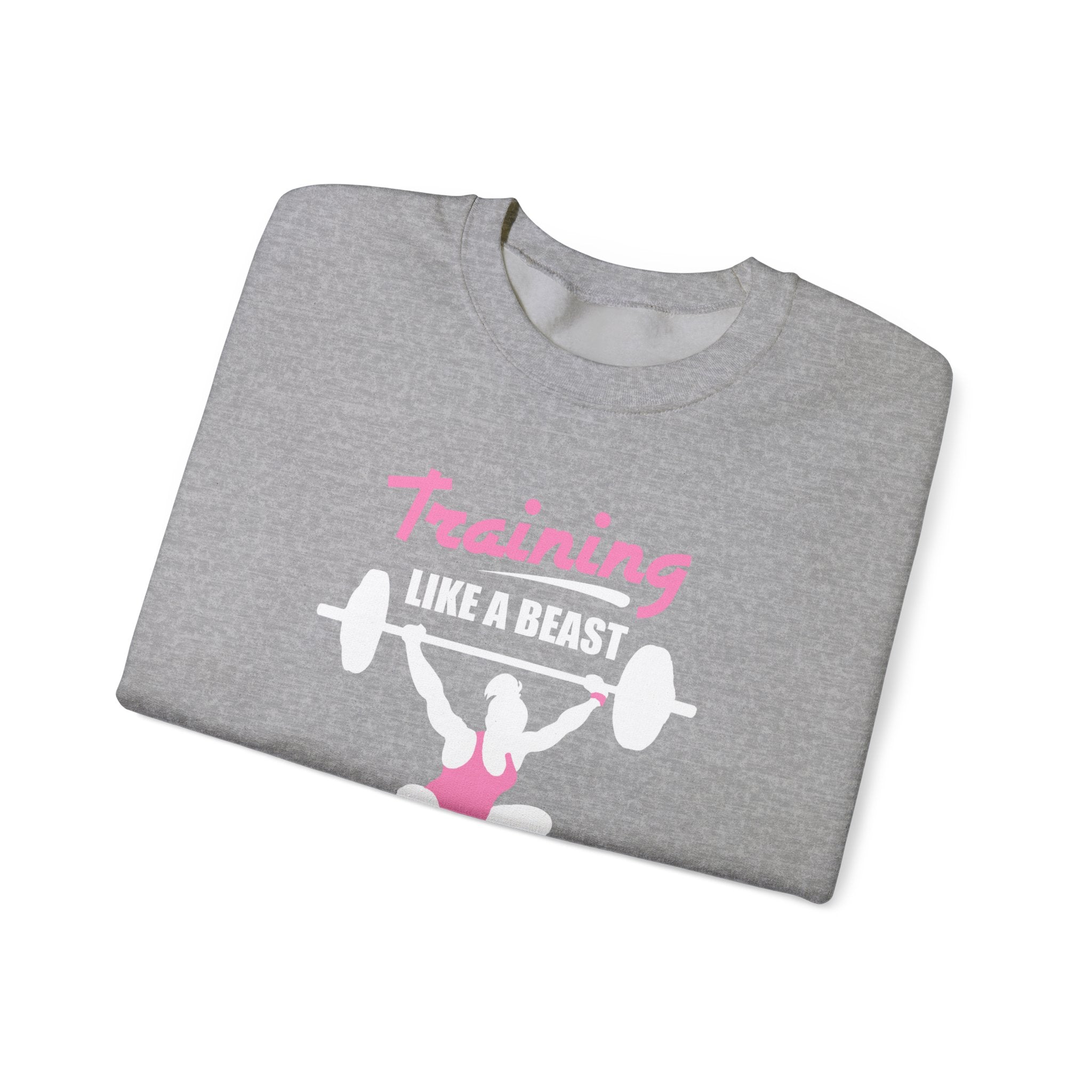 S’entraîner comme un sweat-shirt unisexe bête 