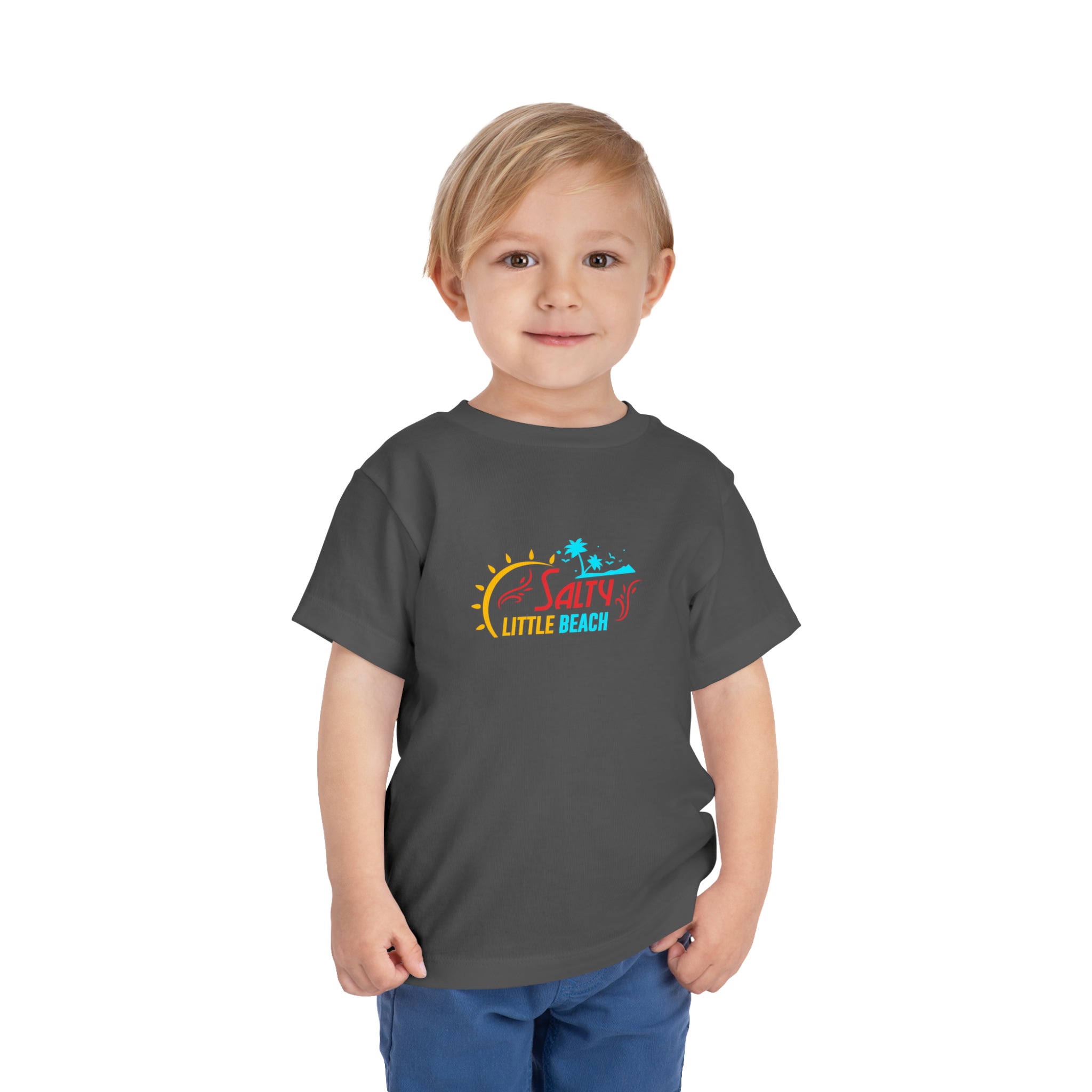 T-shirt pour tout-petits Salty Little Beach 