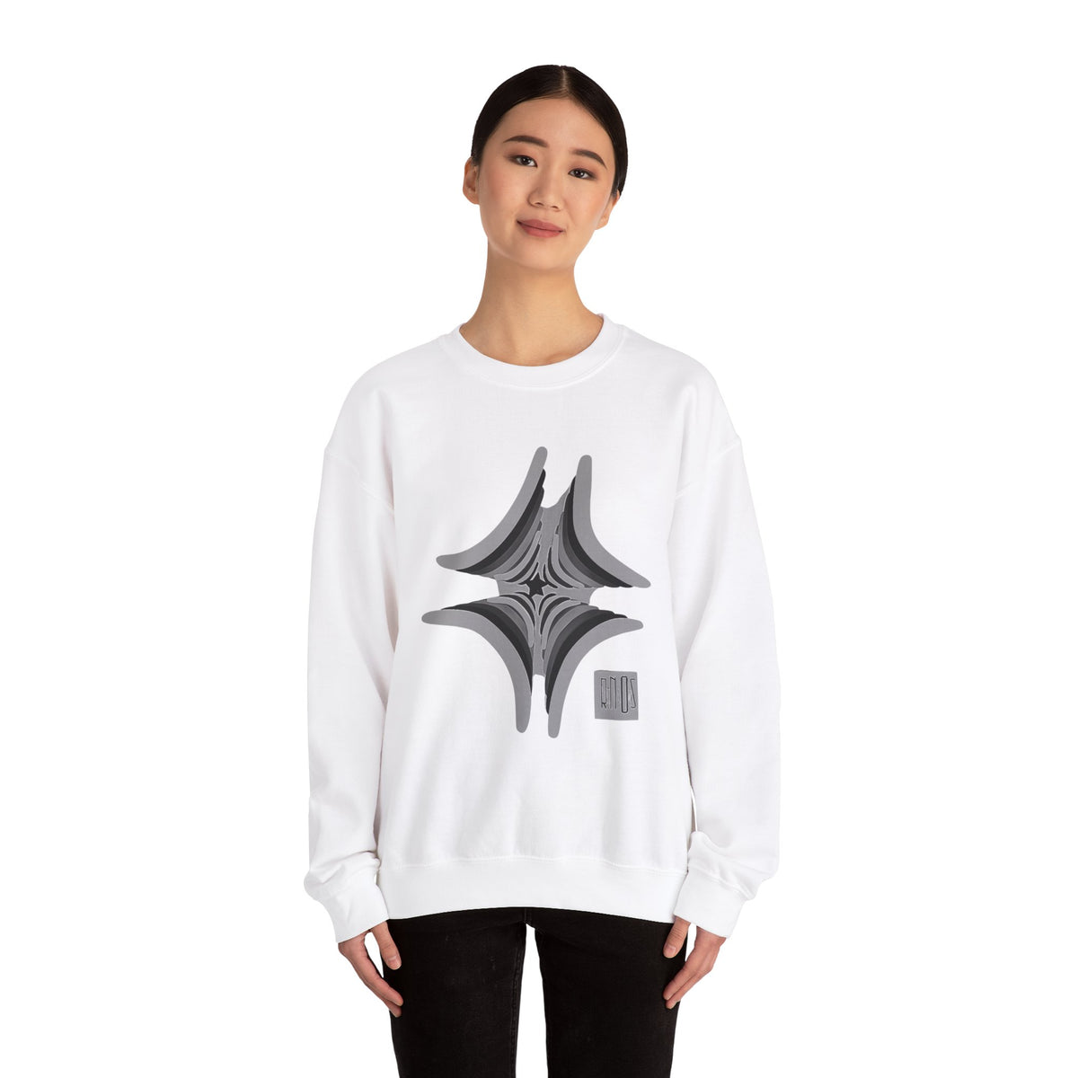 Unisex Heavy Crewneck Sweatshirt-Pyramid