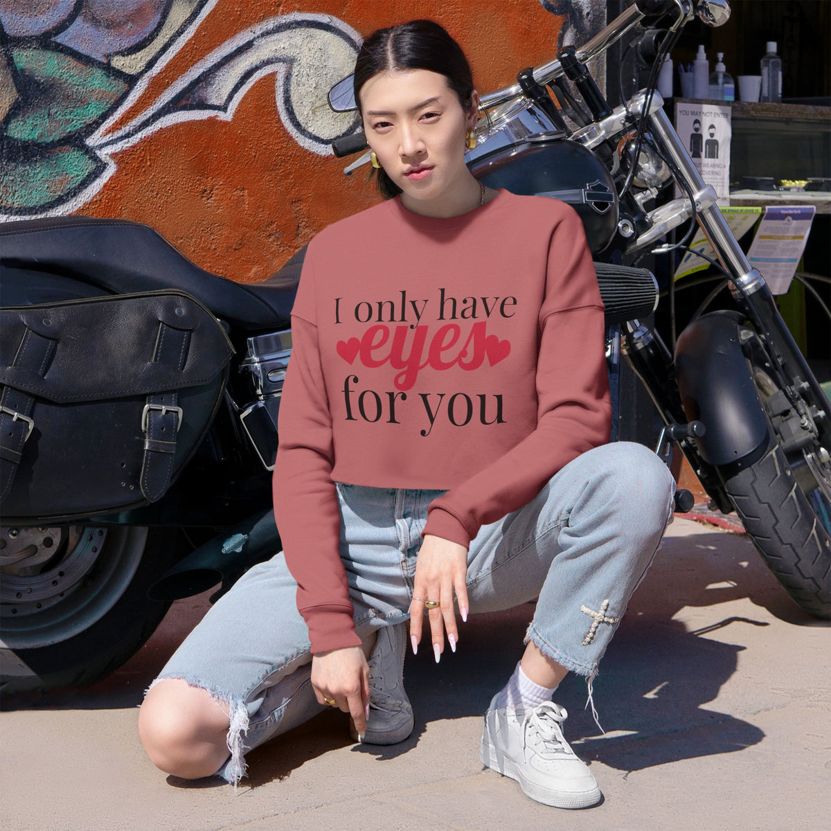 I Only Have For You - Cropped Sweatshirt